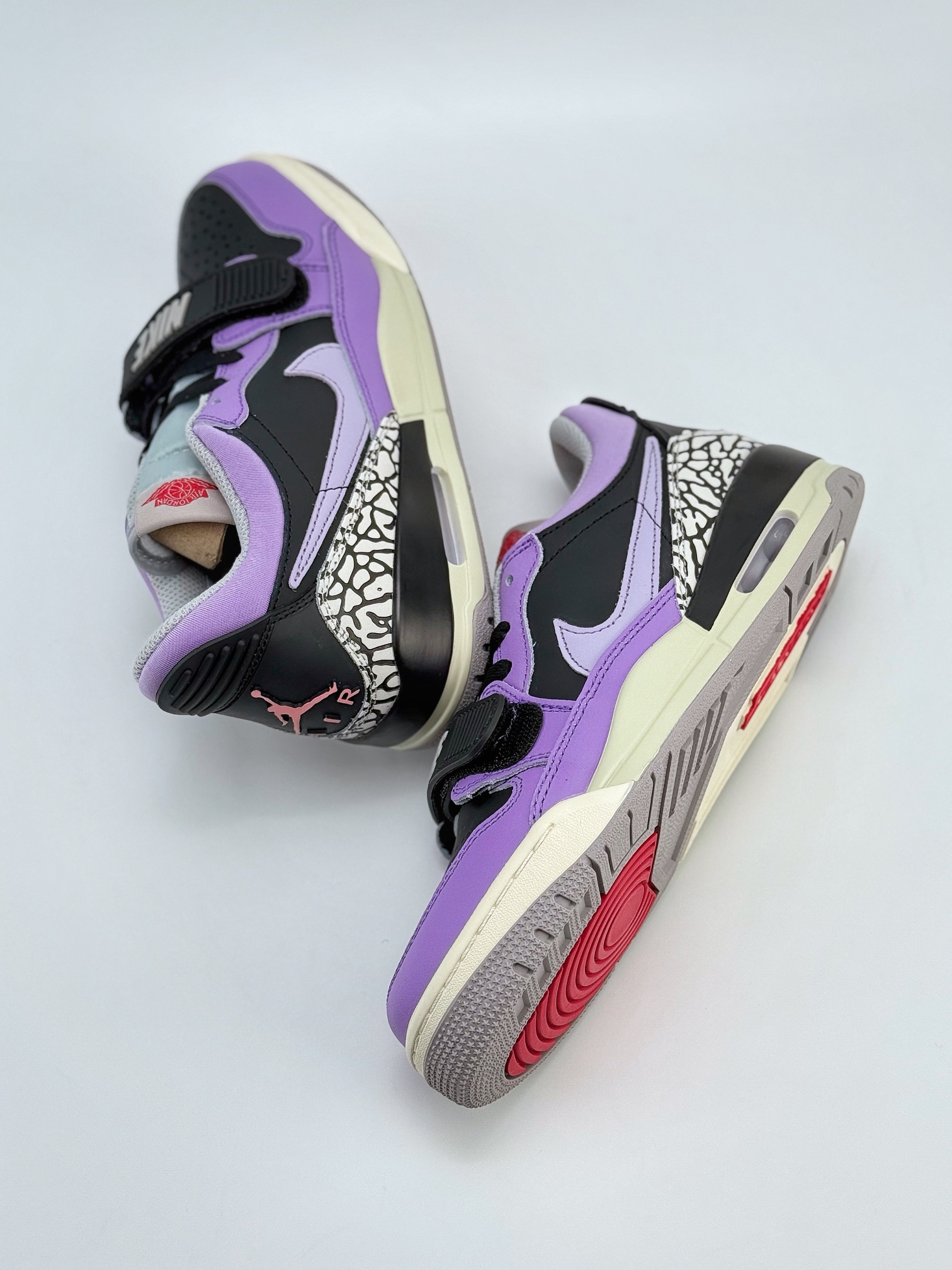 Nike Air Jordan Legacy 312 Low 气泡水母 葡萄冻冻 黑紫爆裂纹 CD9054-101