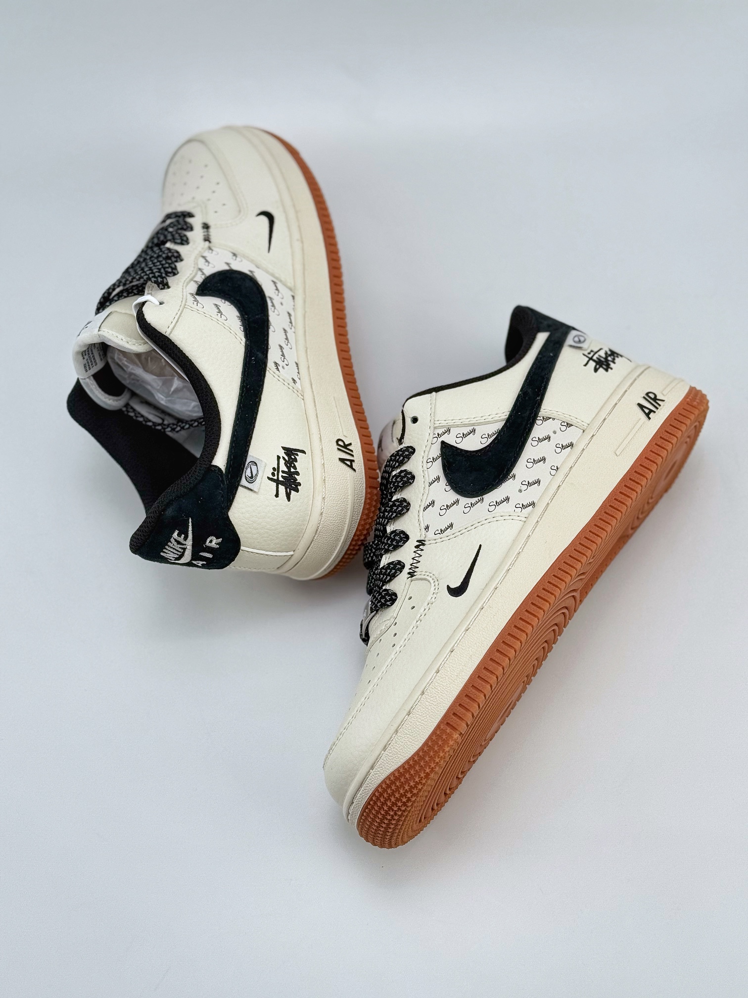 Nike Air Force 1 Low 07 x Stussy 白黑小钩满天星 XZ6188-255