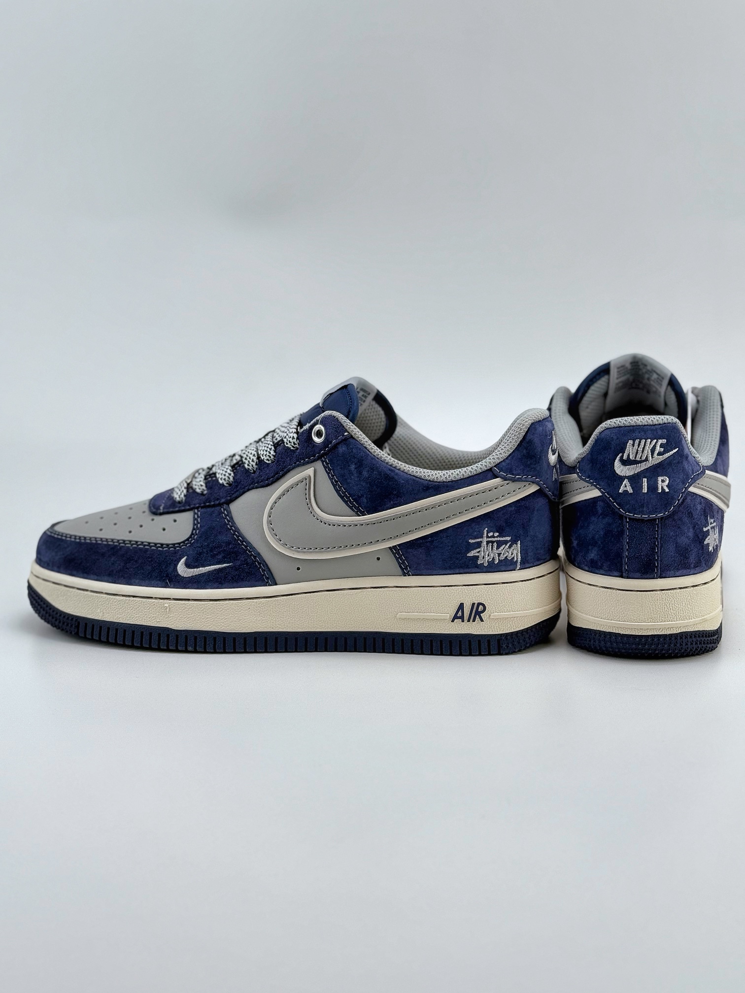 Nike Air Force 1 Low 07 x Stussy 蓝灰小钩满天星 SJ6698-007