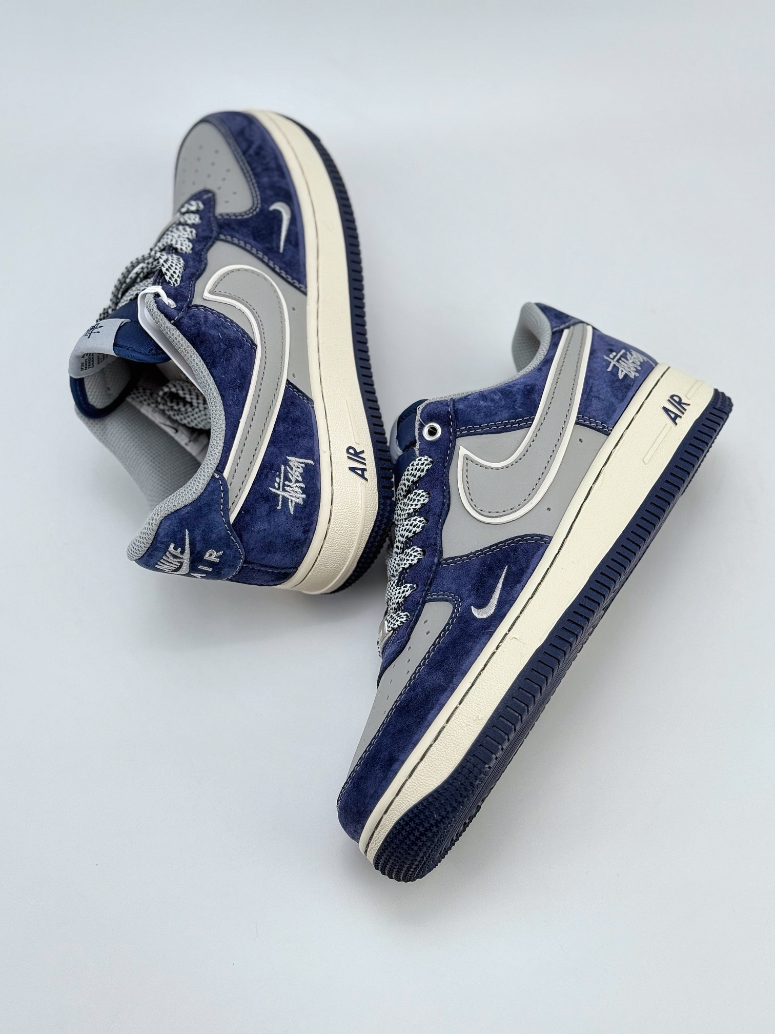 Nike Air Force 1 Low 07 x Stussy 蓝灰小钩满天星 SJ6698-007