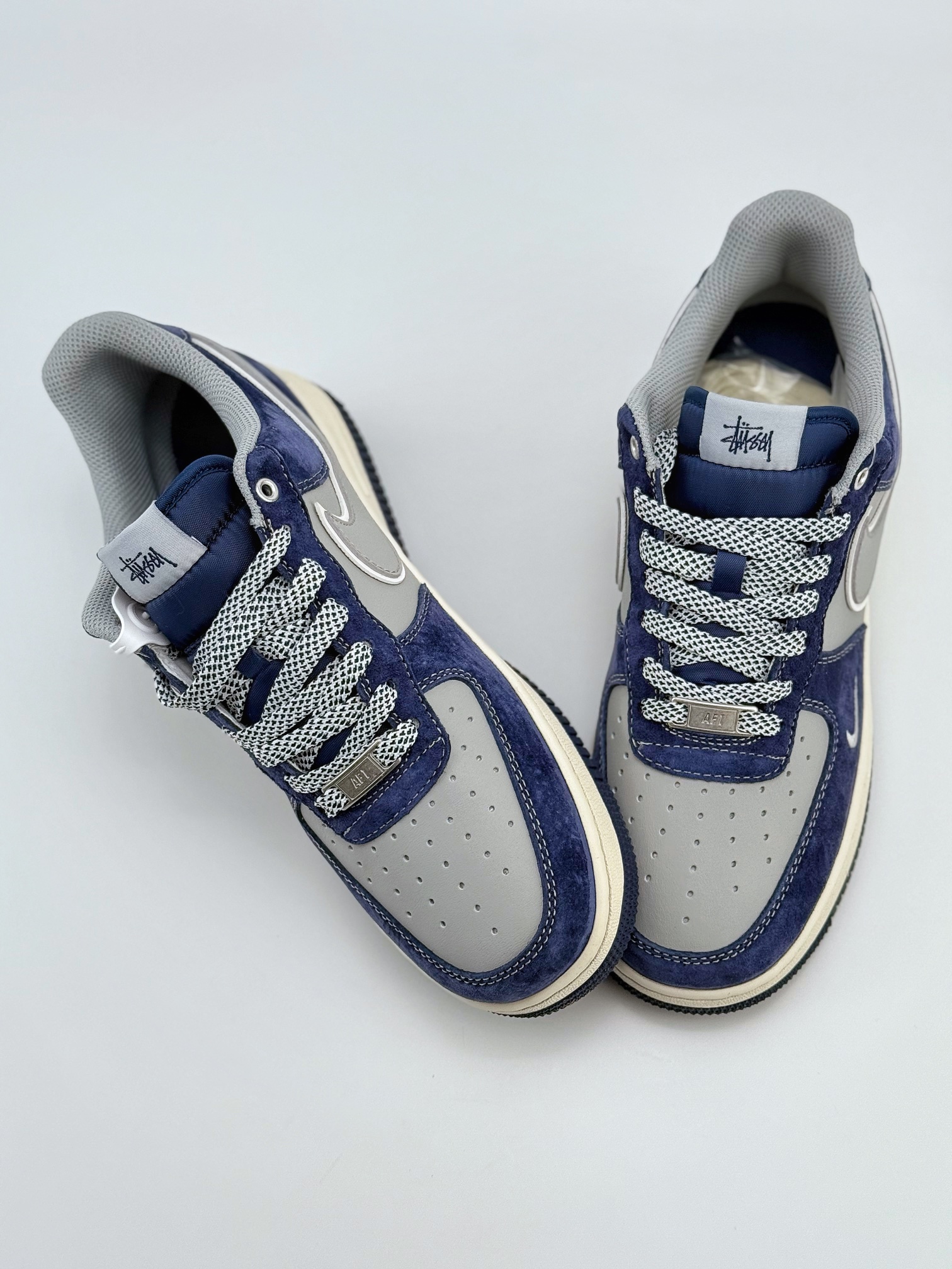 Nike Air Force 1 Low 07 x Stussy 蓝灰小钩满天星 SJ6698-007