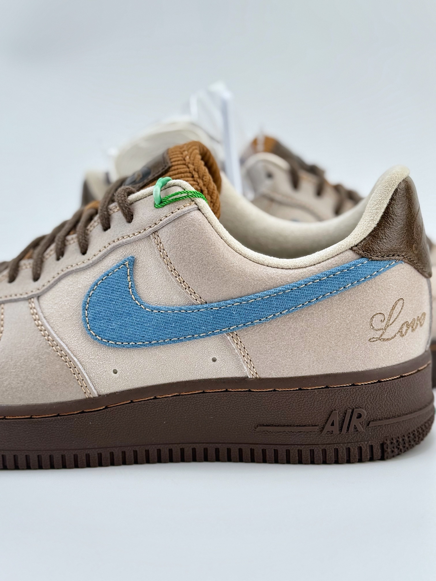 Nike Air Force 1 Low 07 ”Love & Peace” 棕白蓝 HQ3458-142