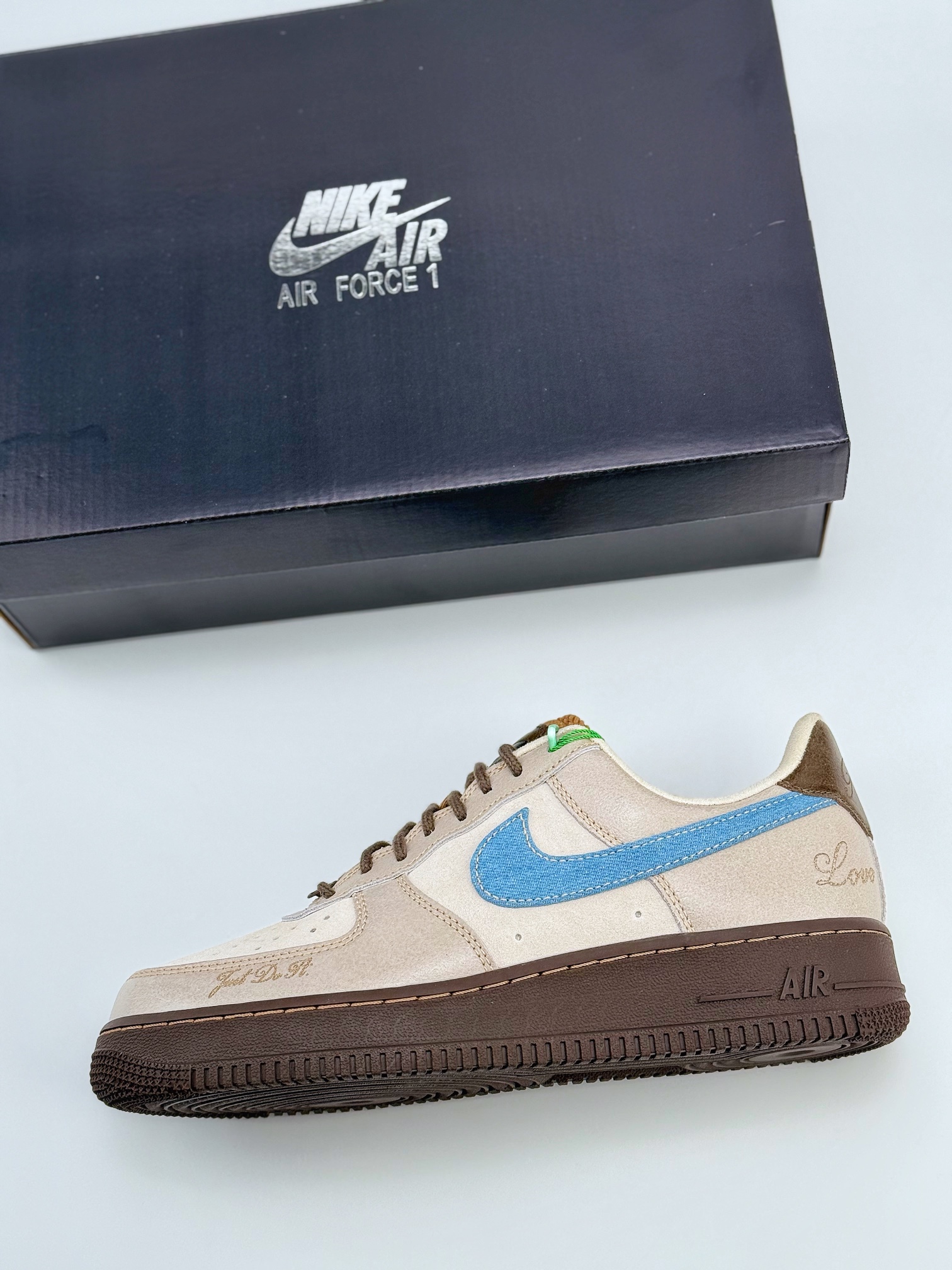 Nike Air Force 1 Low 07 ”Love & Peace” 棕白蓝 HQ3458-142