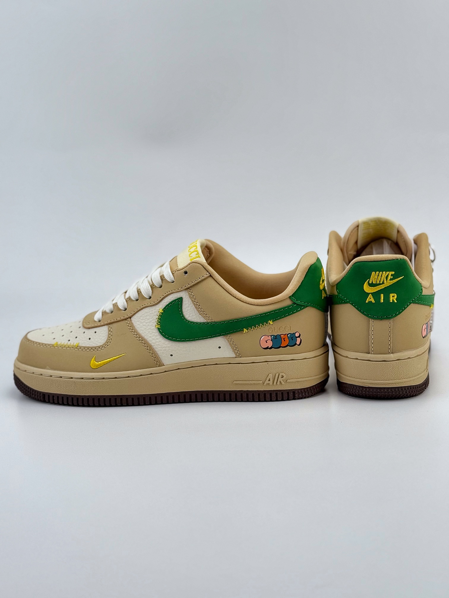 Nike Air Force 1 Low 07 x GUCCI 米黄绿 KK1988-024