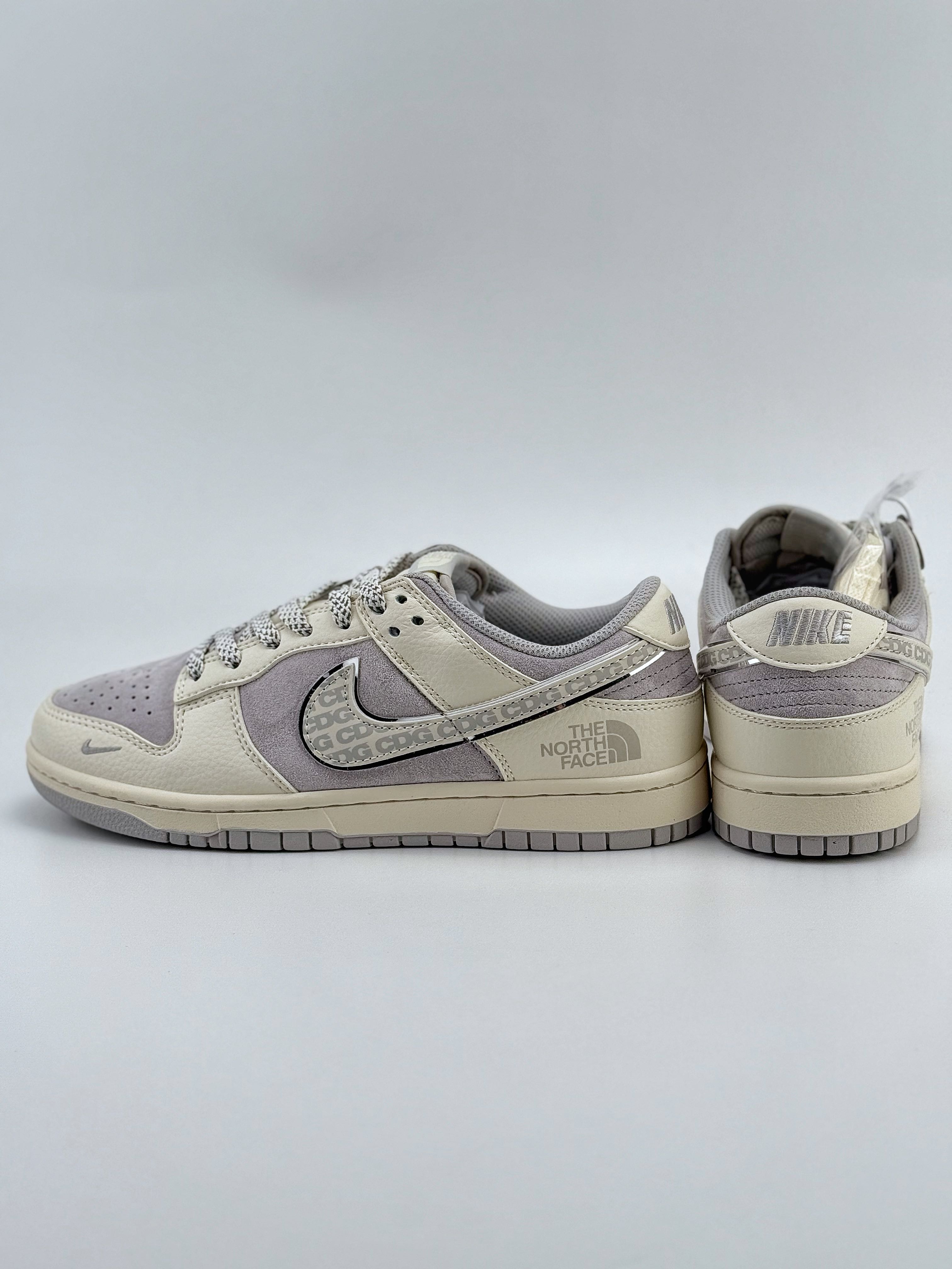 Nike SB Dunk Low x CDG x The North Face 白灰小钩满天星 BB7518-005