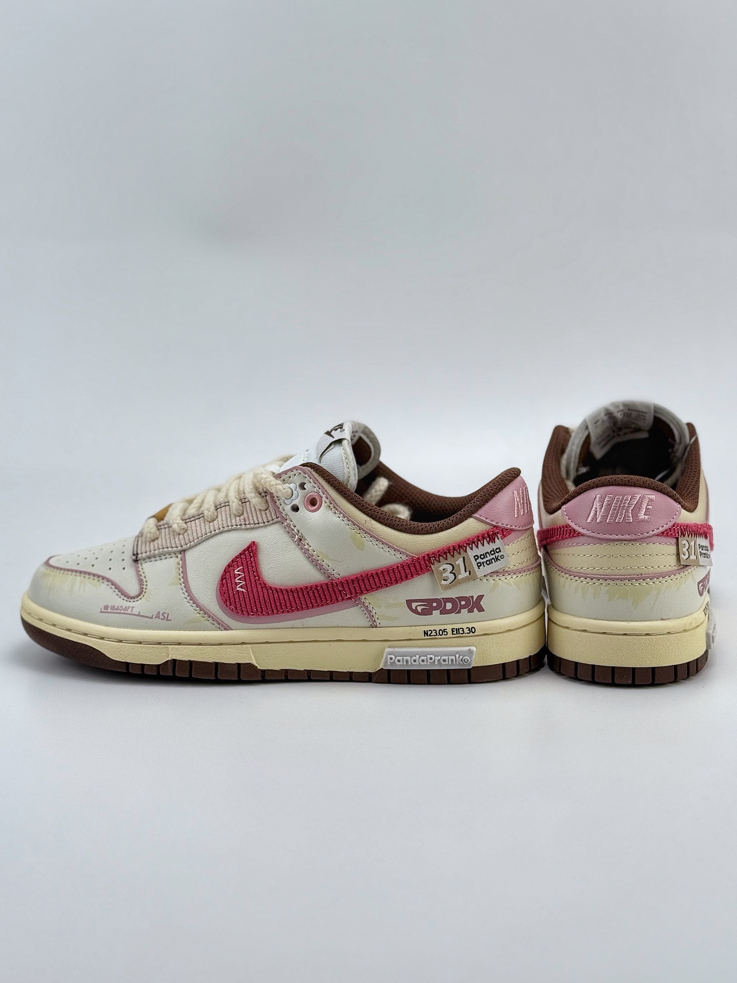 Nike SB Dunk Low ”Surfaces In Brown And Sail” 熊猫恶作剧 飞跃天际线 薇翼 粉白 DD1503-124