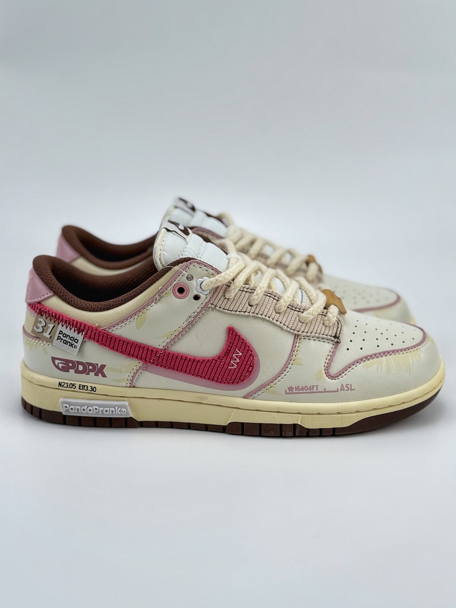 Nike SB Dunk Low ”Surfaces In Brown And Sail” 熊猫恶作剧 飞跃天际线 薇翼 粉白 DD1503-124