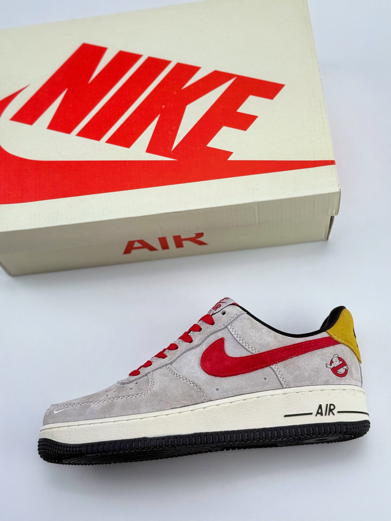 Nike Air Force 1 Low 07 灰红黄尾 KK1988-020