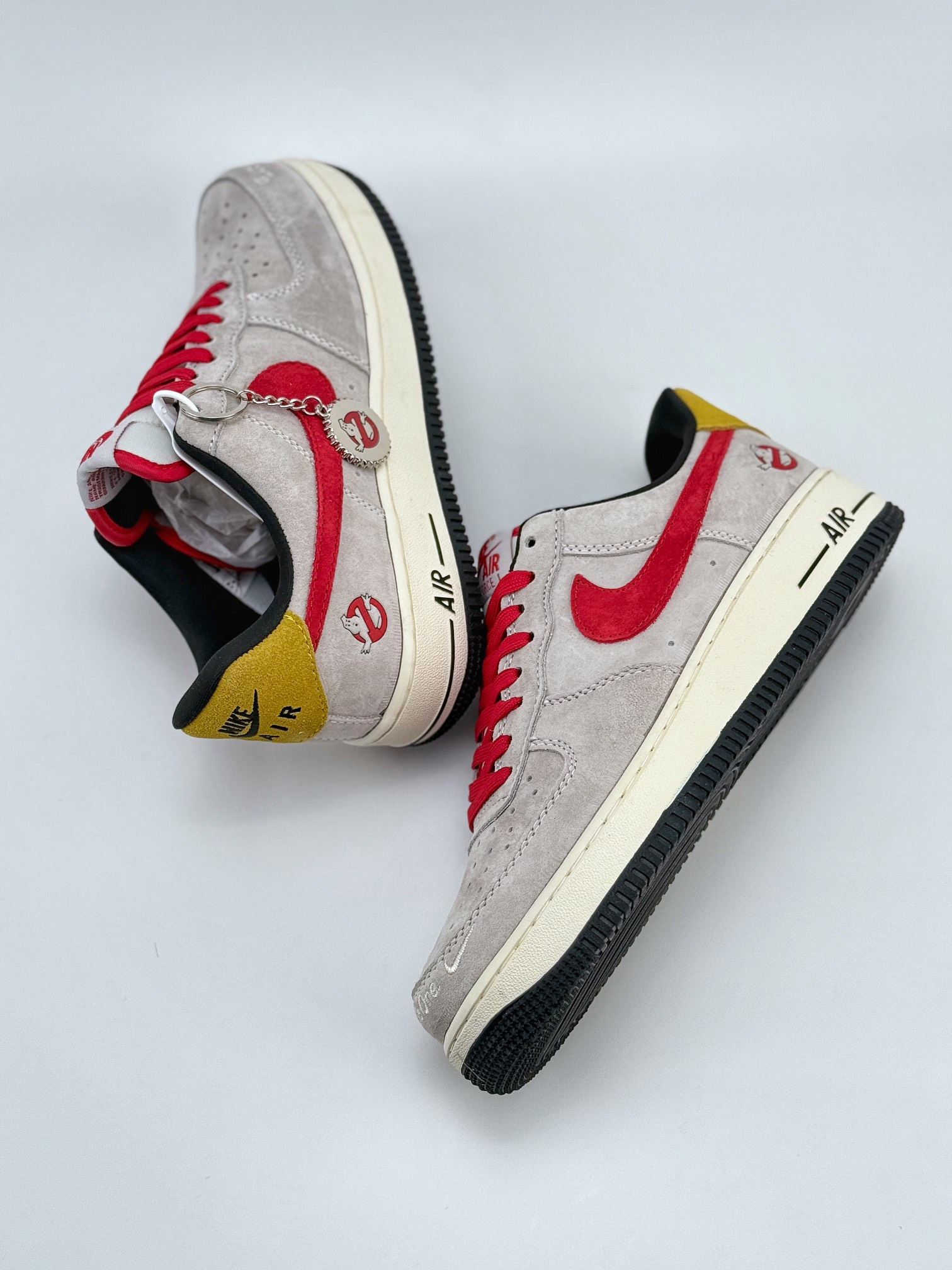 Nike Air Force 1 Low 07 灰红黄尾 KK1988-020