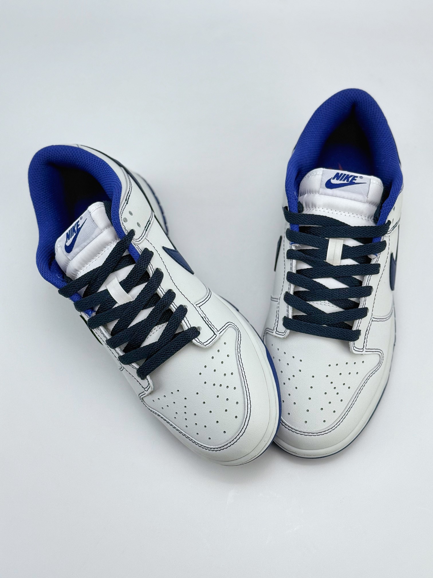 Nike SB Dunk Low NO.205 线条蓝熊猫 白蓝 DD1503-119