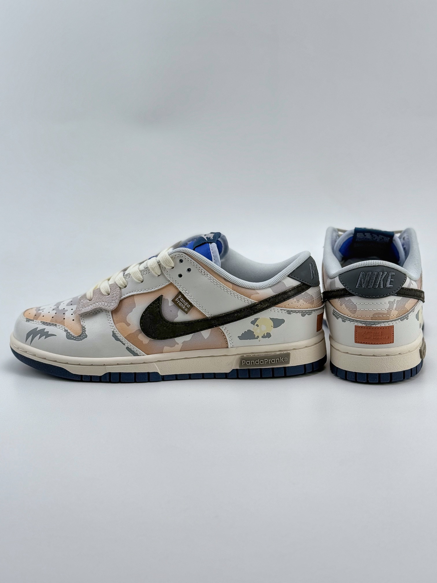 Nike SB Dunk Low 熊猫恶作剧 拓荒骑士 无人区 蓝米白  FQ8826-100