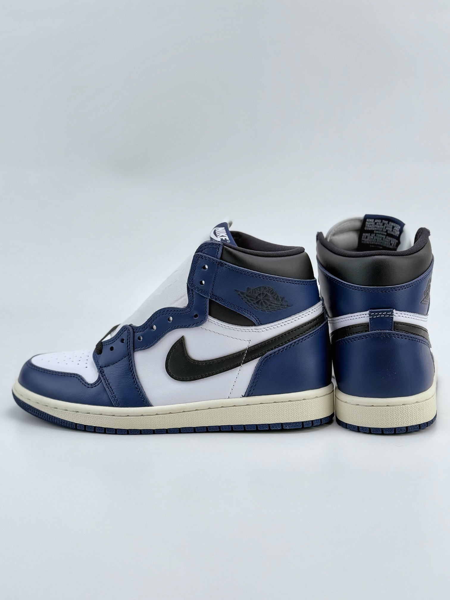 莞产原底面 市售性价比之王 Air Jordan 1 Retro High OG ”Midnight Navy” 蓝白 DZ5485-401