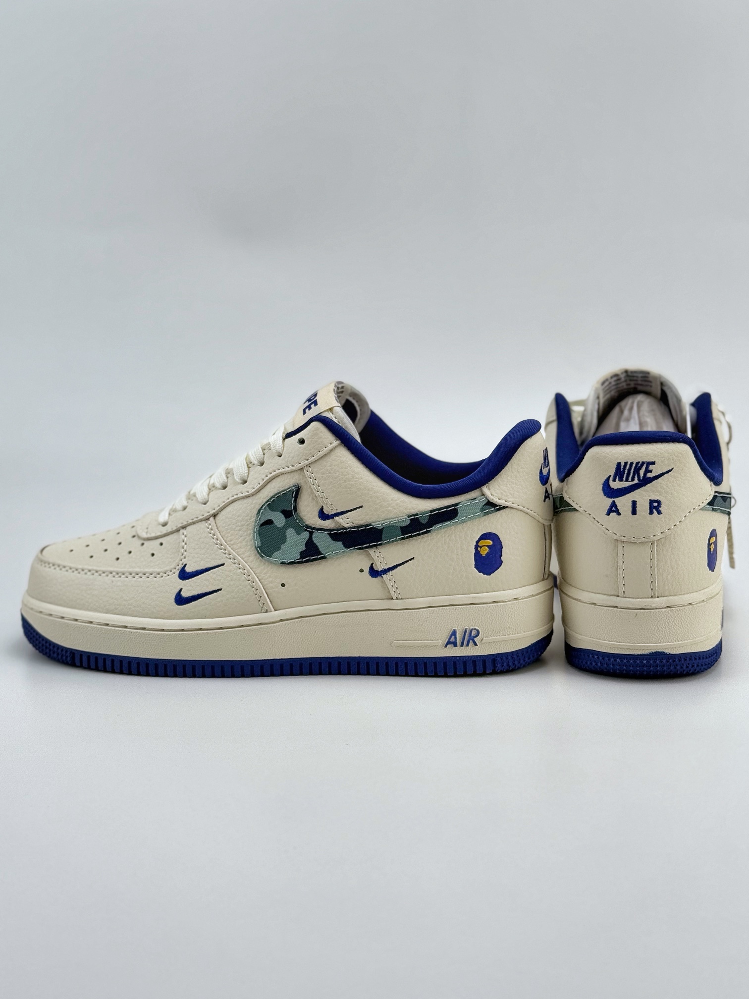 Nike Air Force 1 Low 07 x BAPE 米蓝四小钩  KK1988-036