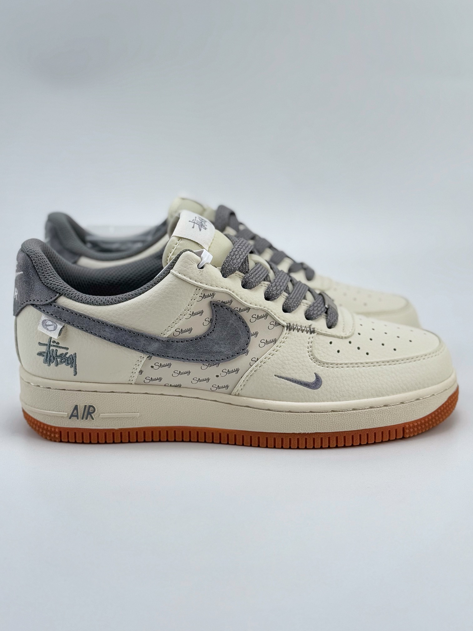 Nike Air Force 1 Low 07 x Stussy 米灰小钩满天星  XZ6188-256