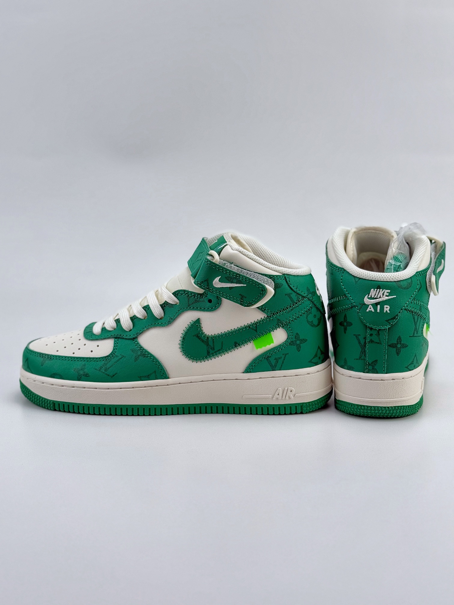 Nike Air Force 1 Mid 07 x Louis Vuitton 白绿  LL0222-002