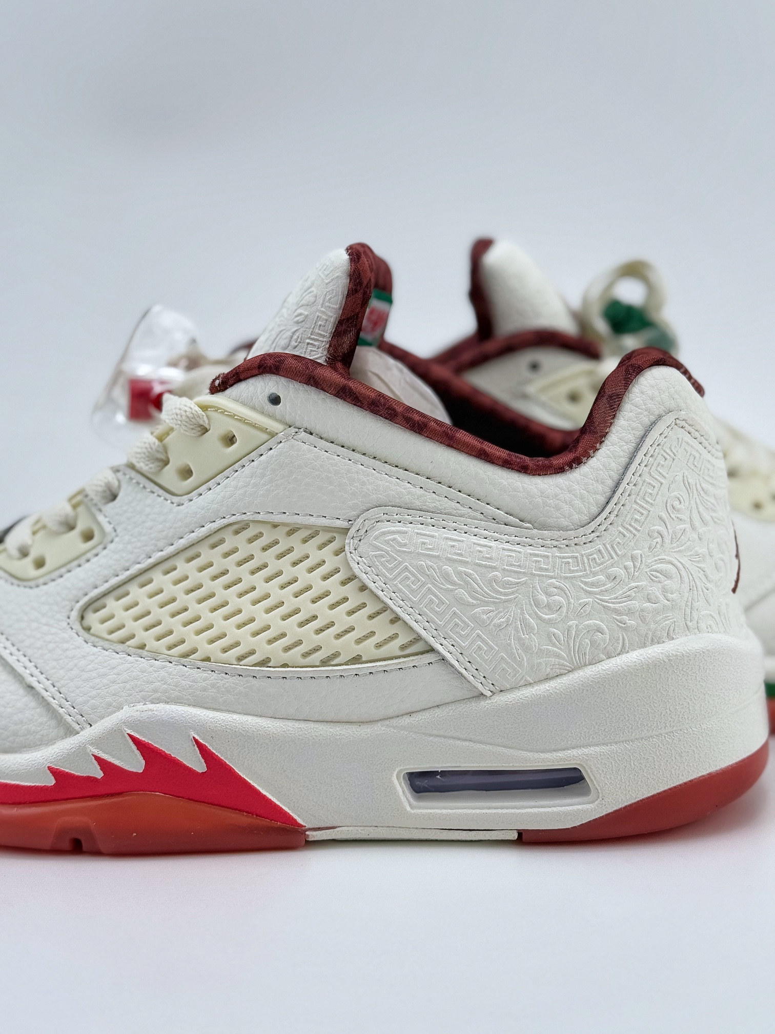 Air Jordan 5 Retro Low ”EL GRITO” 白绿 CW4204-100