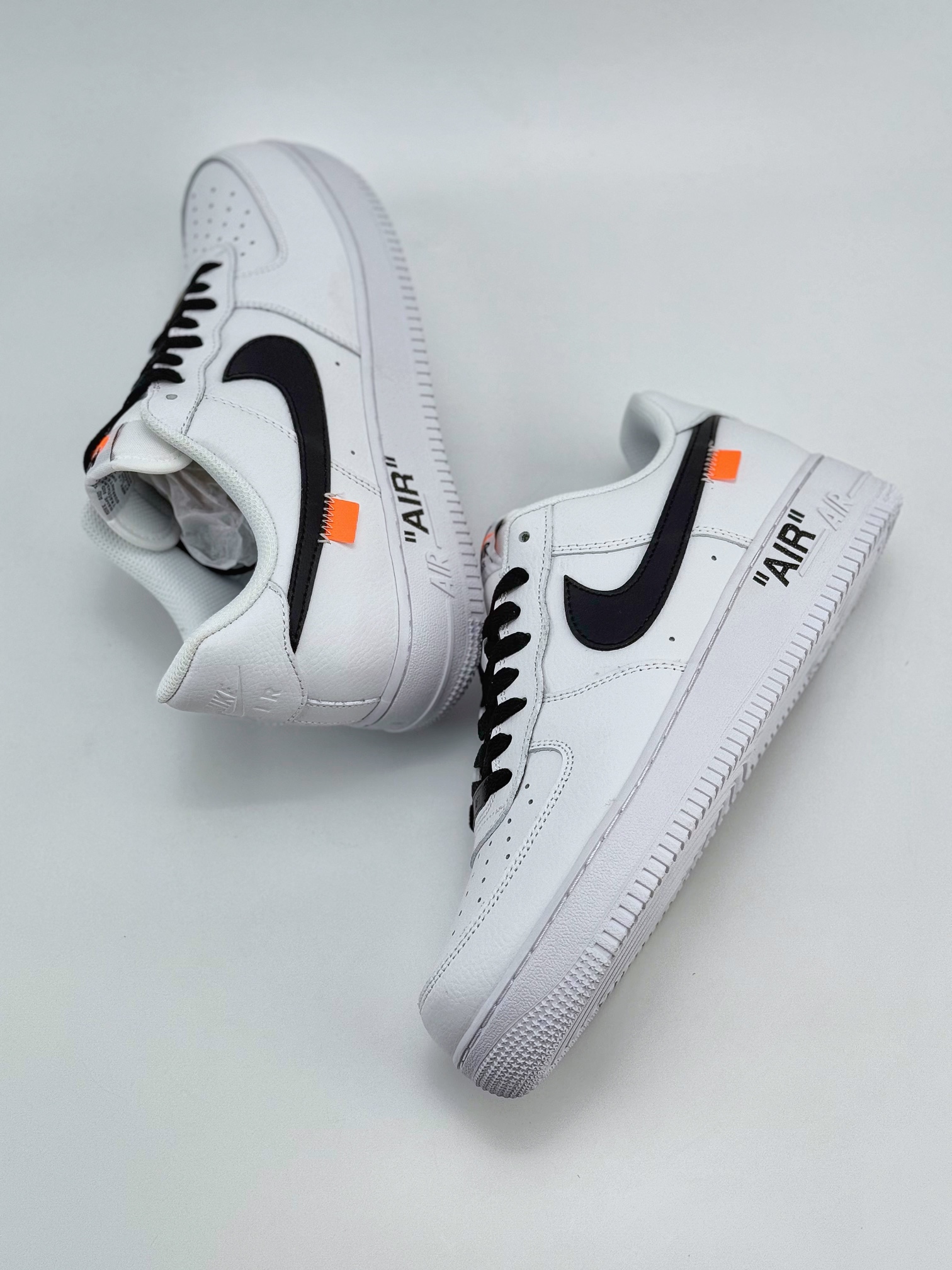 Nike Air Force 1 Low 07 白黑橙小标  FA2407-101