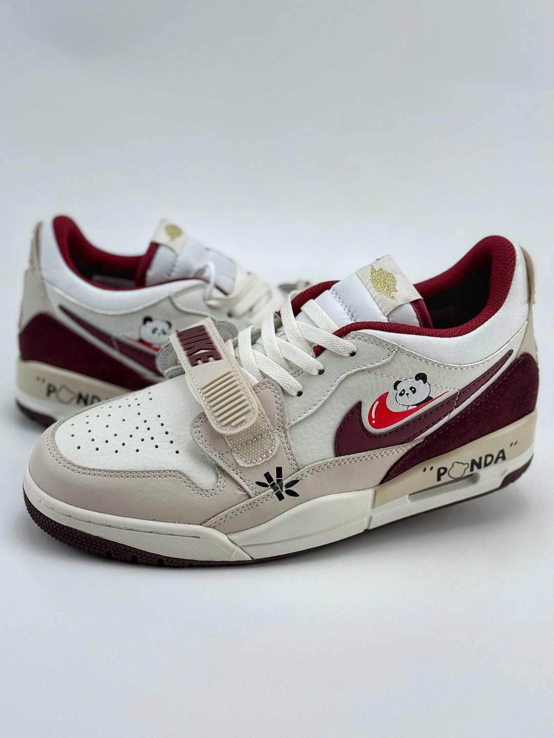 Nike Air Jordan Legacy 312 Low 特殊手绘 水墨国风 红小钩熊猫  IB4712-161