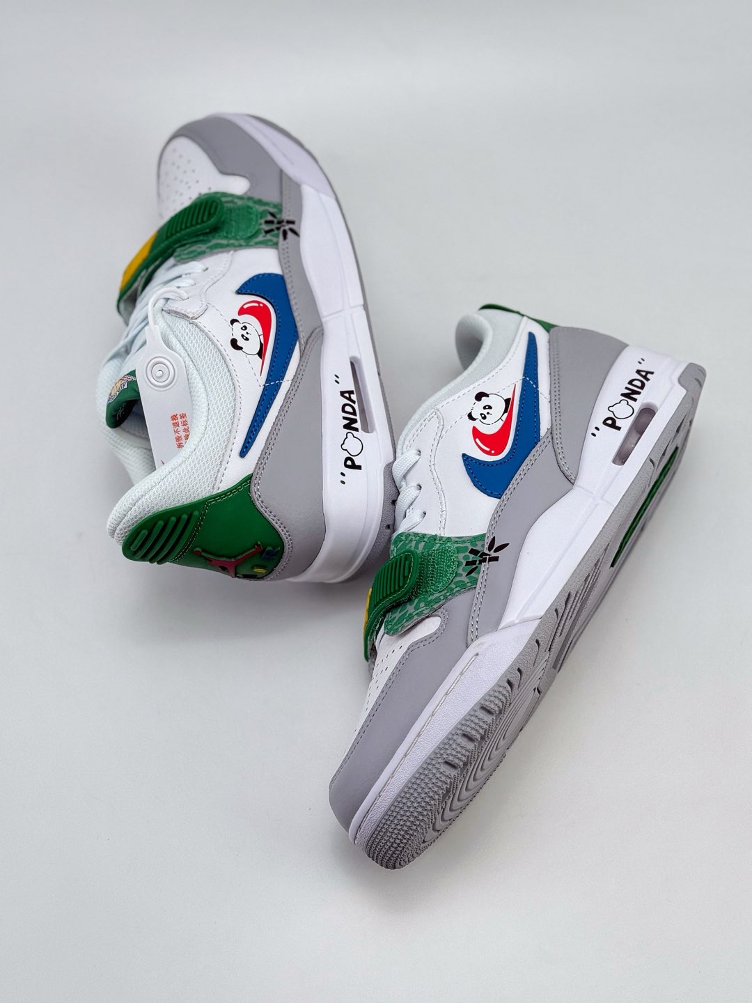 Nike Air Jordan Legacy 312 Low 特殊手绘 水墨国风 红小钩熊猫 CD9054-140