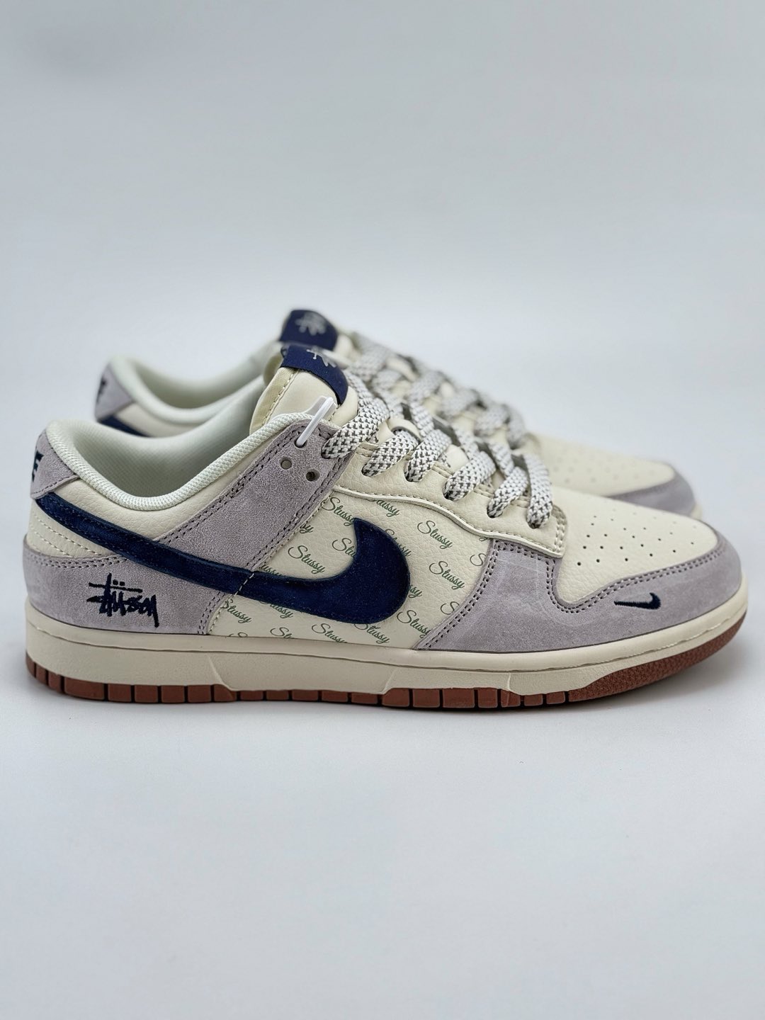 Nike SB Dunk Low x Stussy 米灰蓝小钩满天星 XS1086-012
