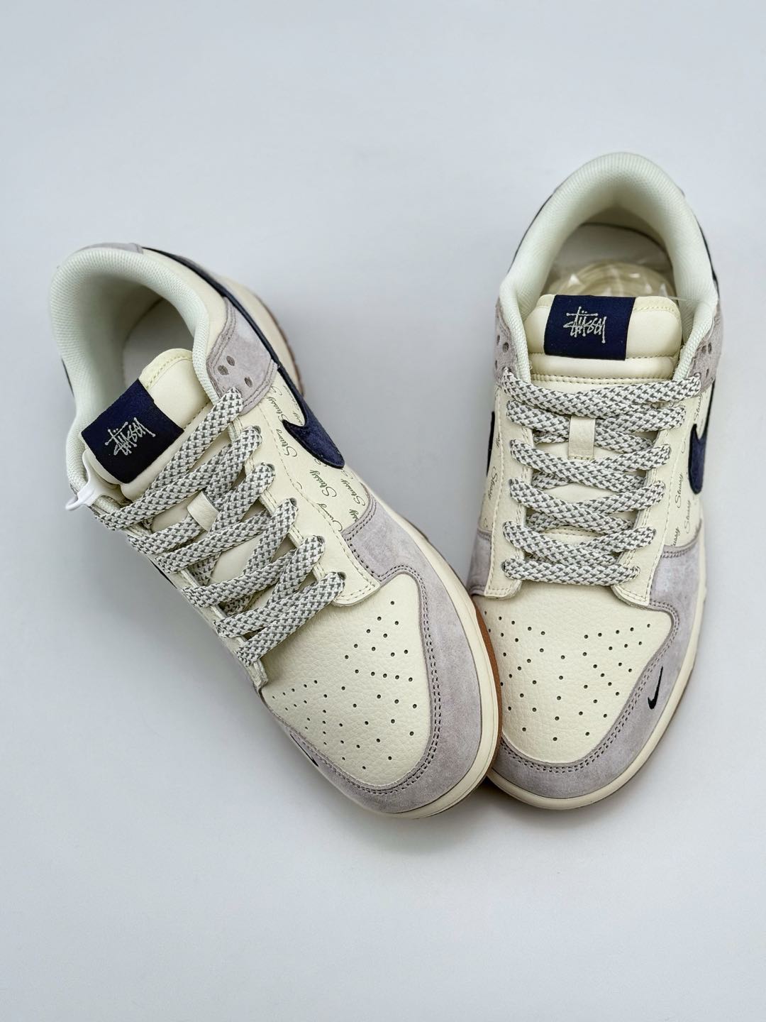 Nike SB Dunk Low x Stussy 米灰蓝小钩满天星 XS1086-012