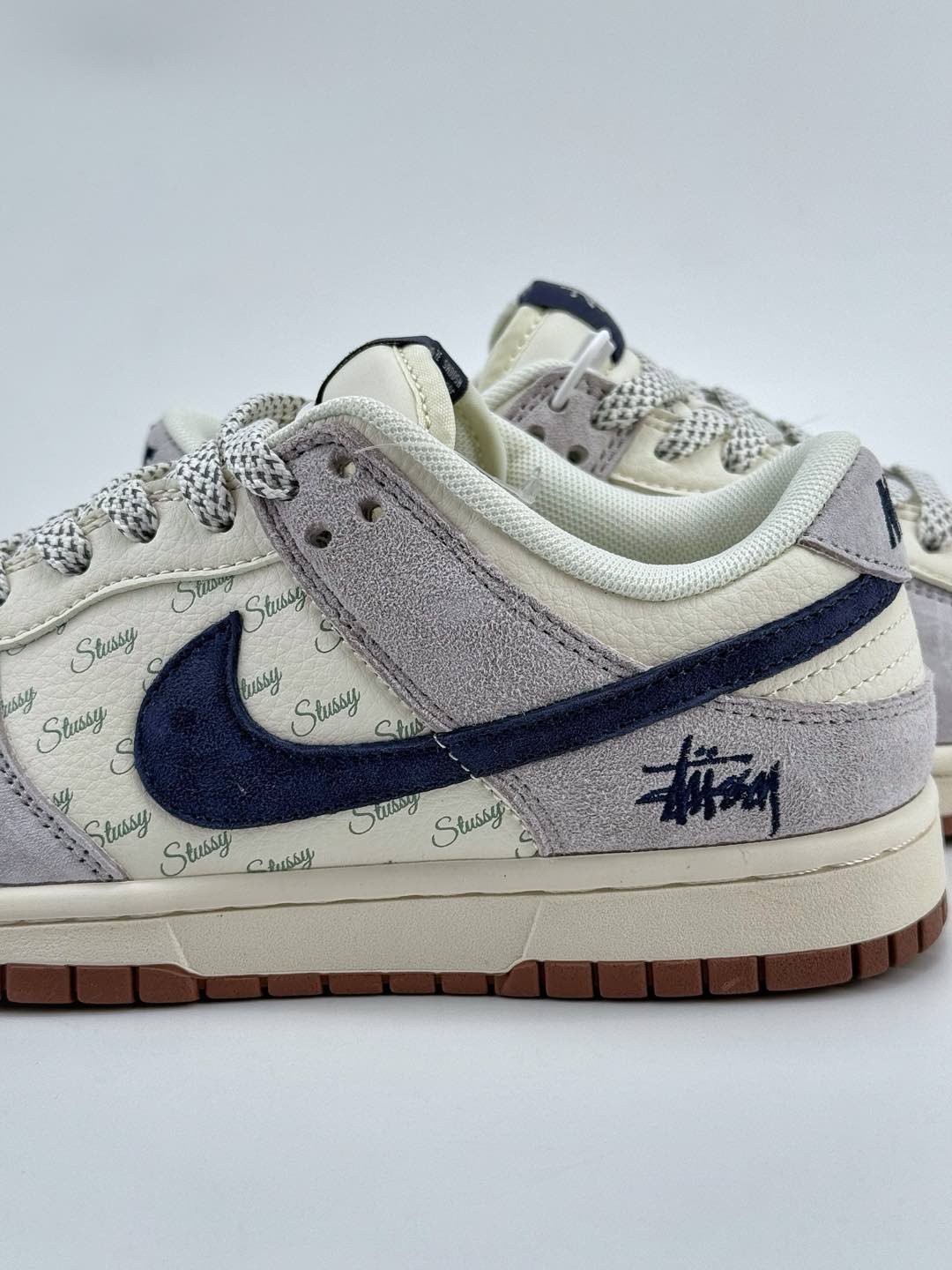 Nike SB Dunk Low x Stussy 米灰蓝小钩满天星 XS1086-012