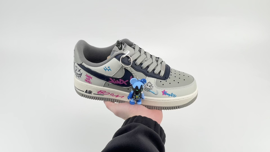 Appreciation of High Definition Videos 👏🏿Nike Air Force 1 Low 07 Grey B - Comprehensive