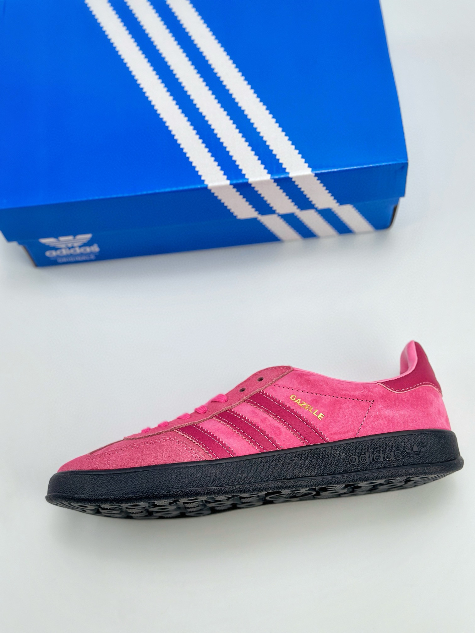 Adidas Originals Gazelle INdoor PinkClover casual anti slip and - Shoe 7