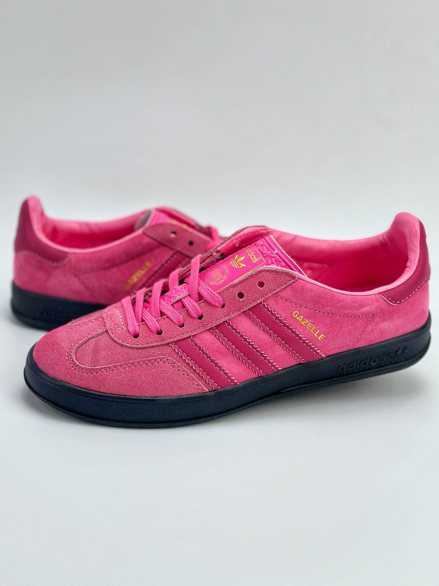 Adidas Originals Gazelle INdoor PinkClover casual anti slip and - Shoe