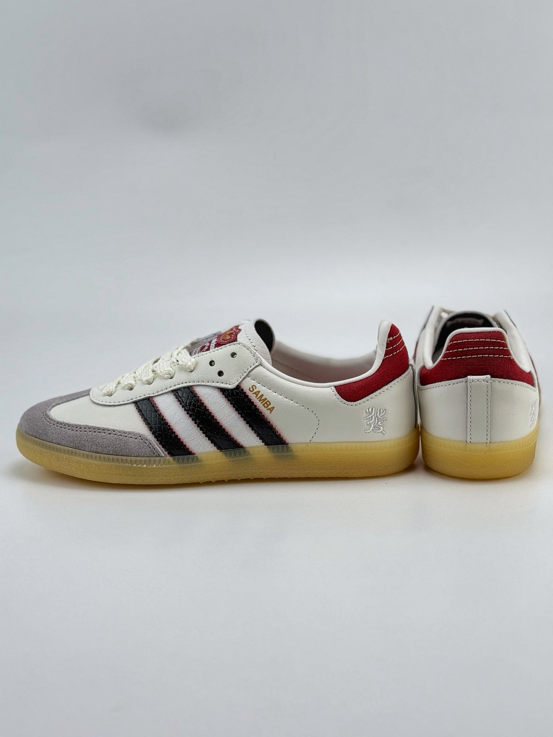 adidas originals Samba OG 蛇年限定 白黑红   JQ5976