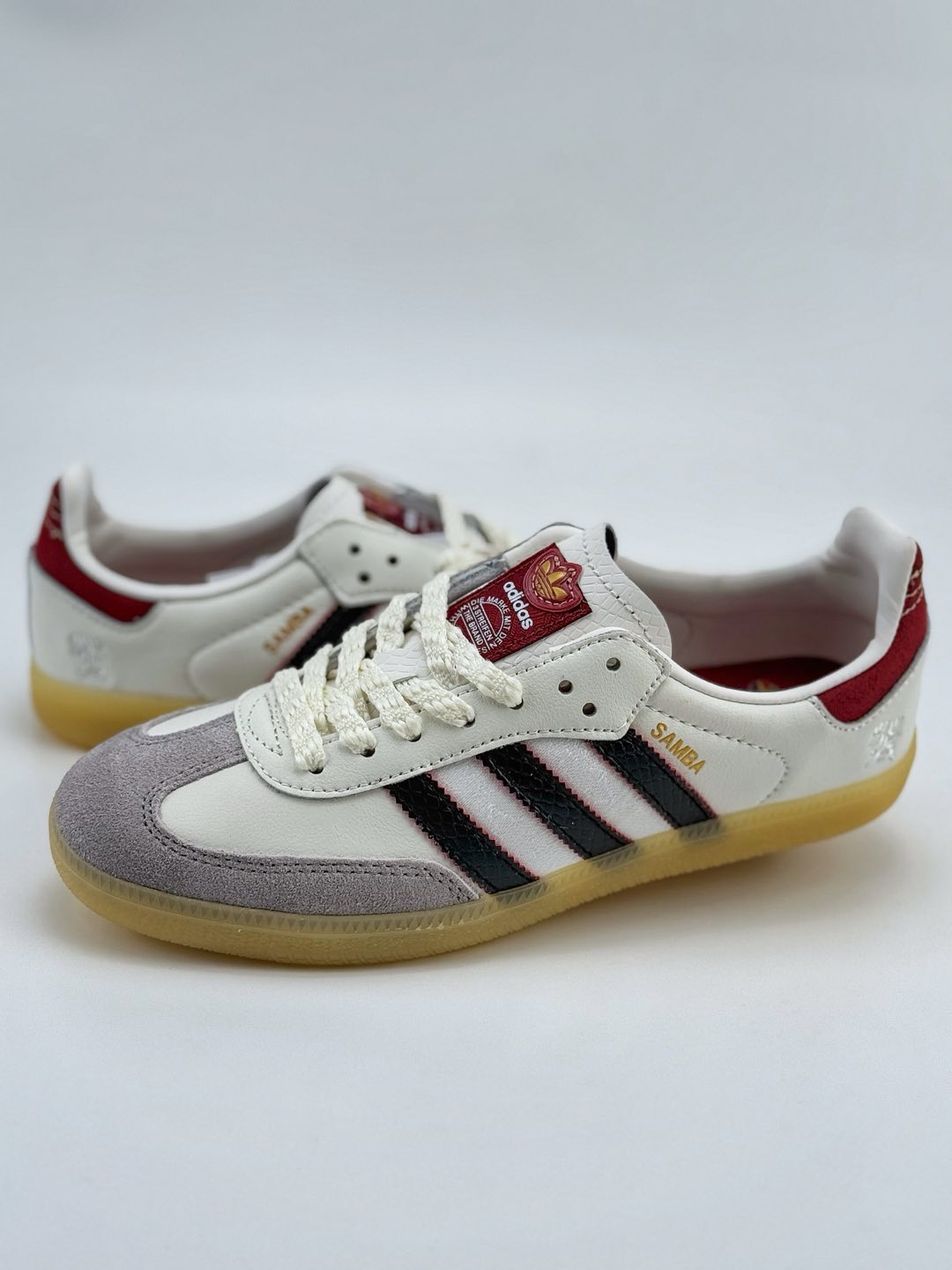 adidas originals Samba OG 蛇年限定 白黑红   JQ5976