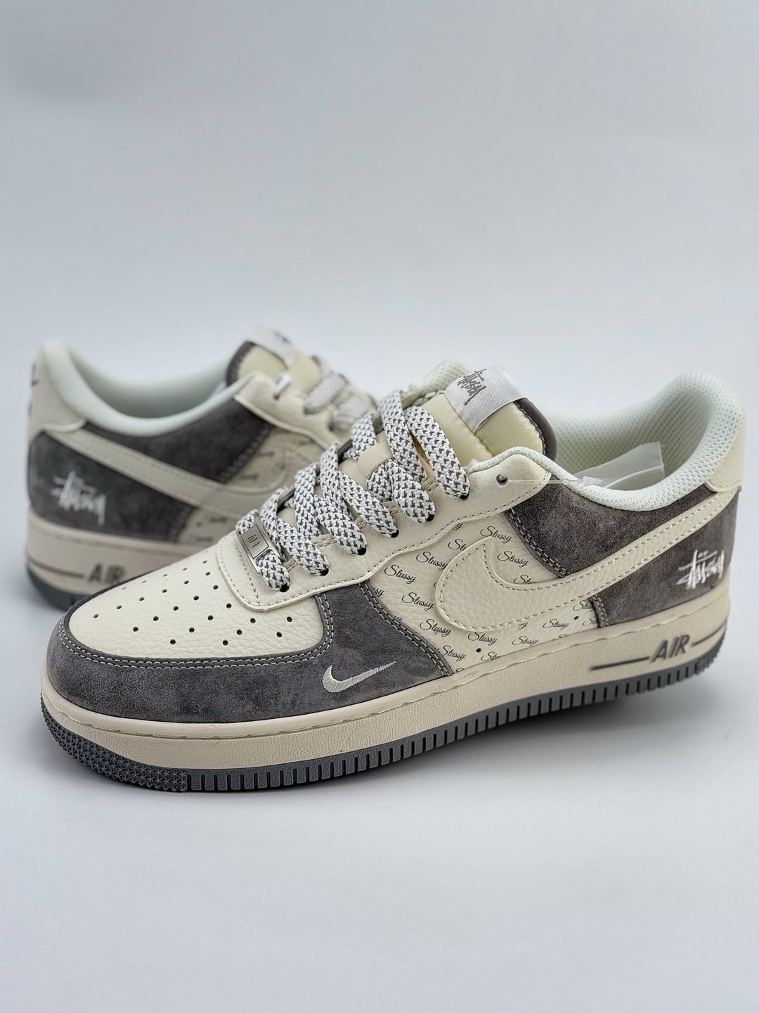 Nike Air Force 1 Low 07 x Stussy 白灰小钩满天星 XZ6188-672