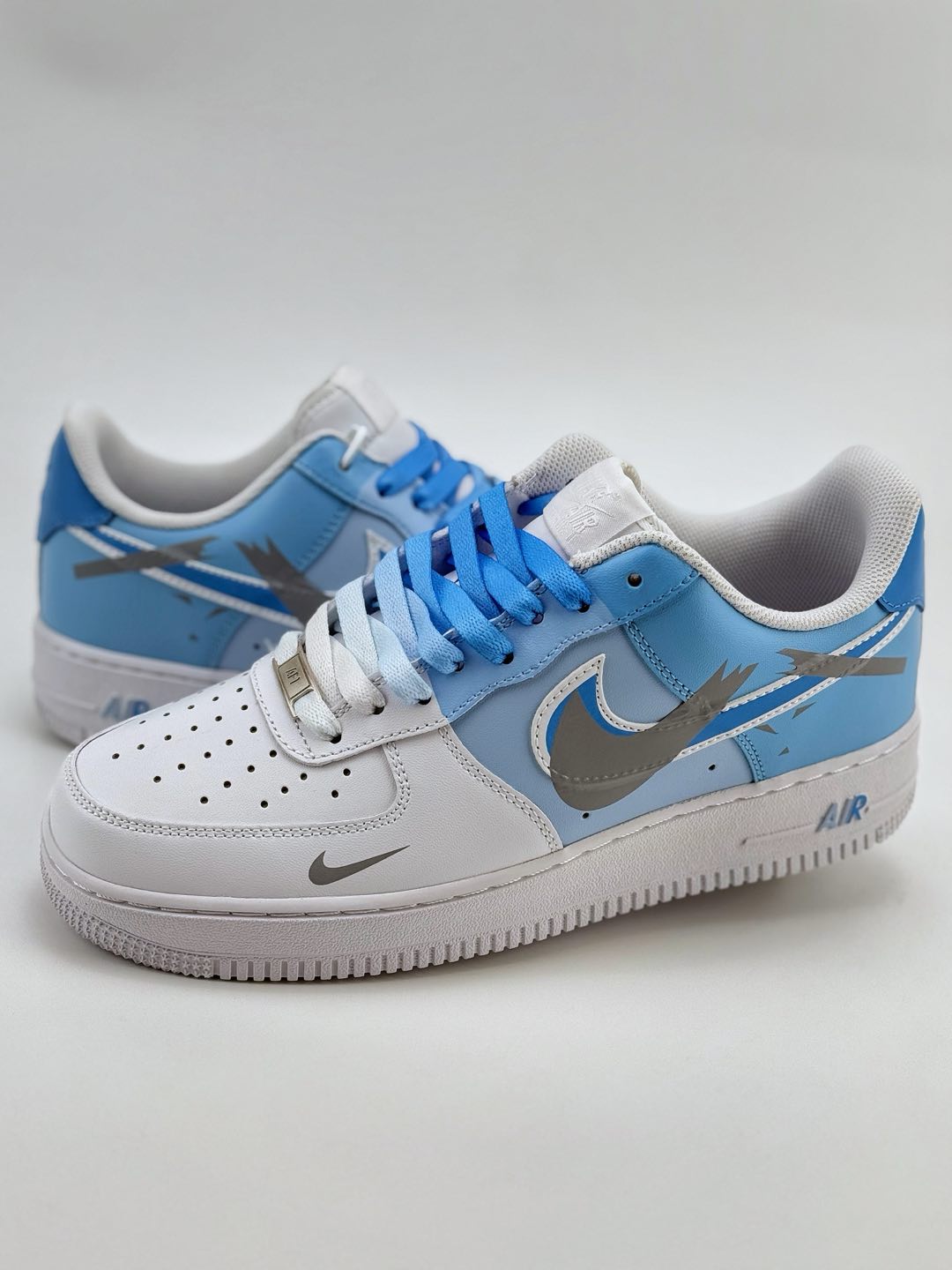 Nike Air Force 1 Low 07 白蓝断裂三钩  CW2288-952