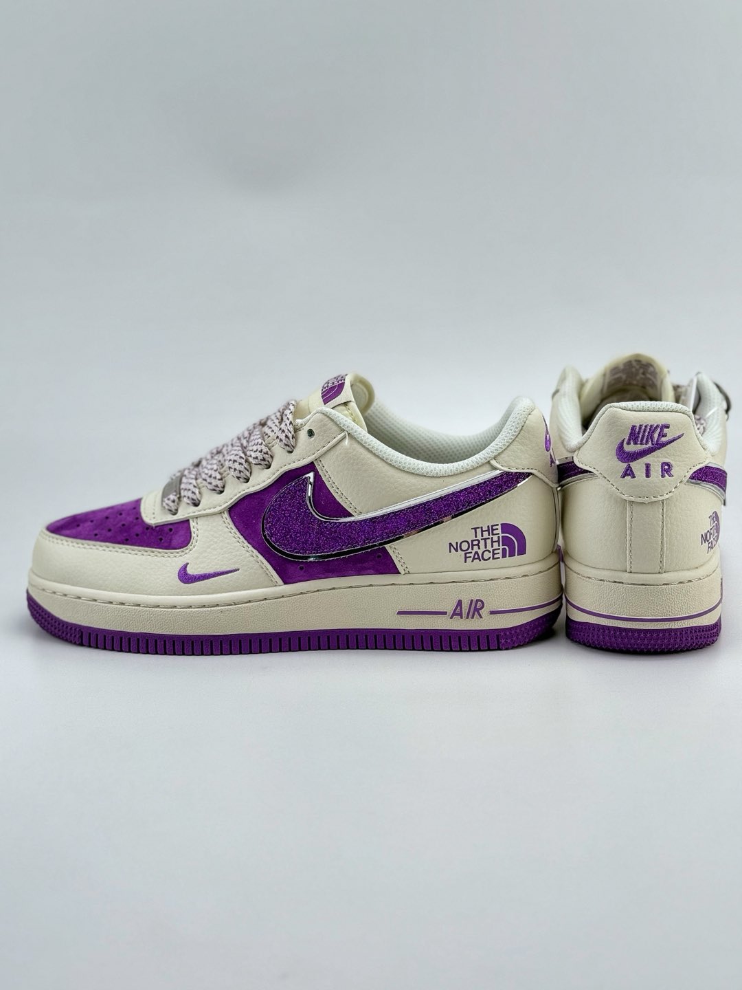 Nike Air Force 1 Low 07 x The North Face 白紫小钩满天星  QY6818-536