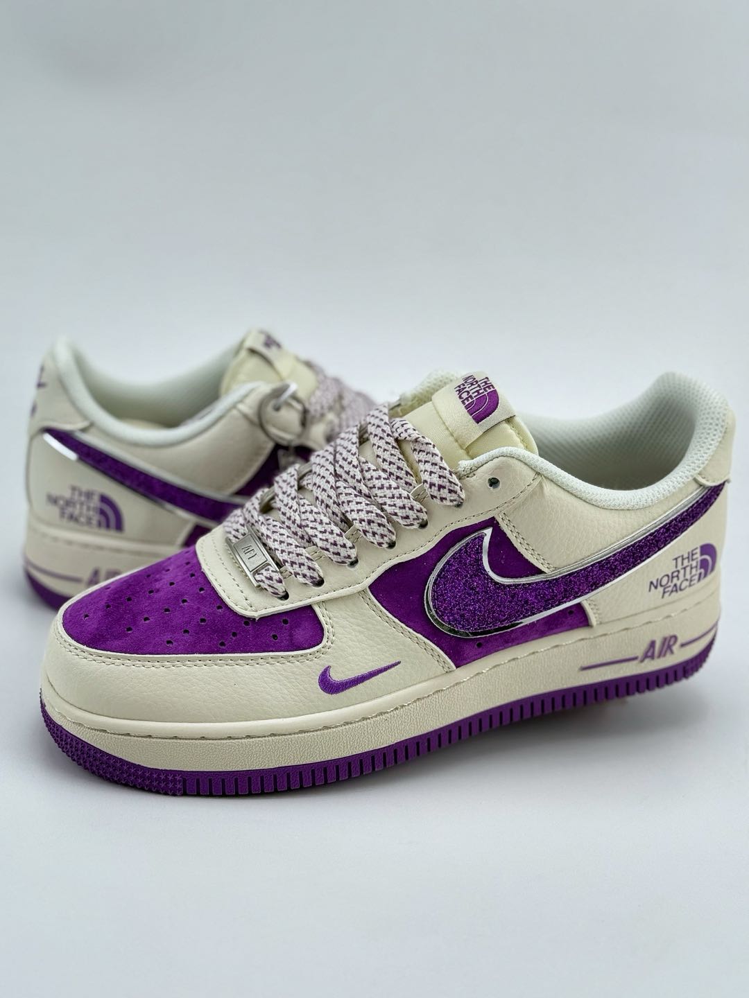 Nike Air Force 1 Low 07 x The North Face 白紫小钩满天星  QY6818-536