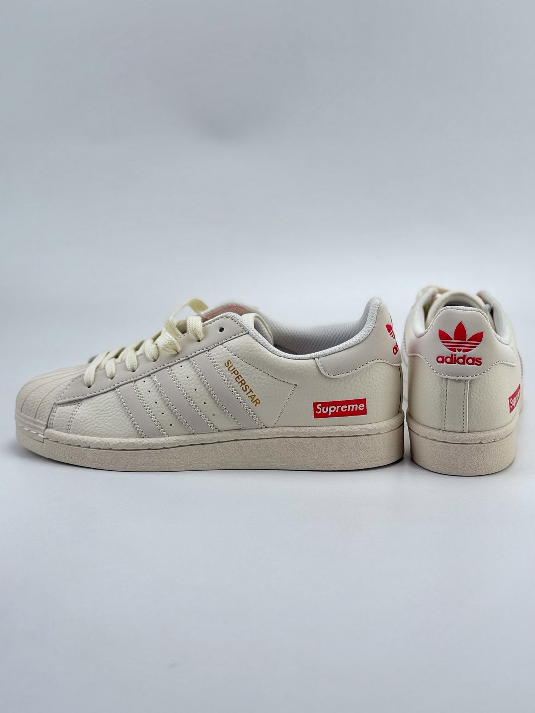 AD Originals Superstar x Supreme 奶白   BZ2510