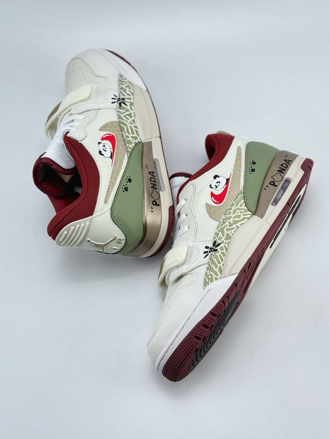 Nike Air Jordan Legacy 312 Low 特殊手绘 水墨国风 红小钩熊猫   FZ5047-128