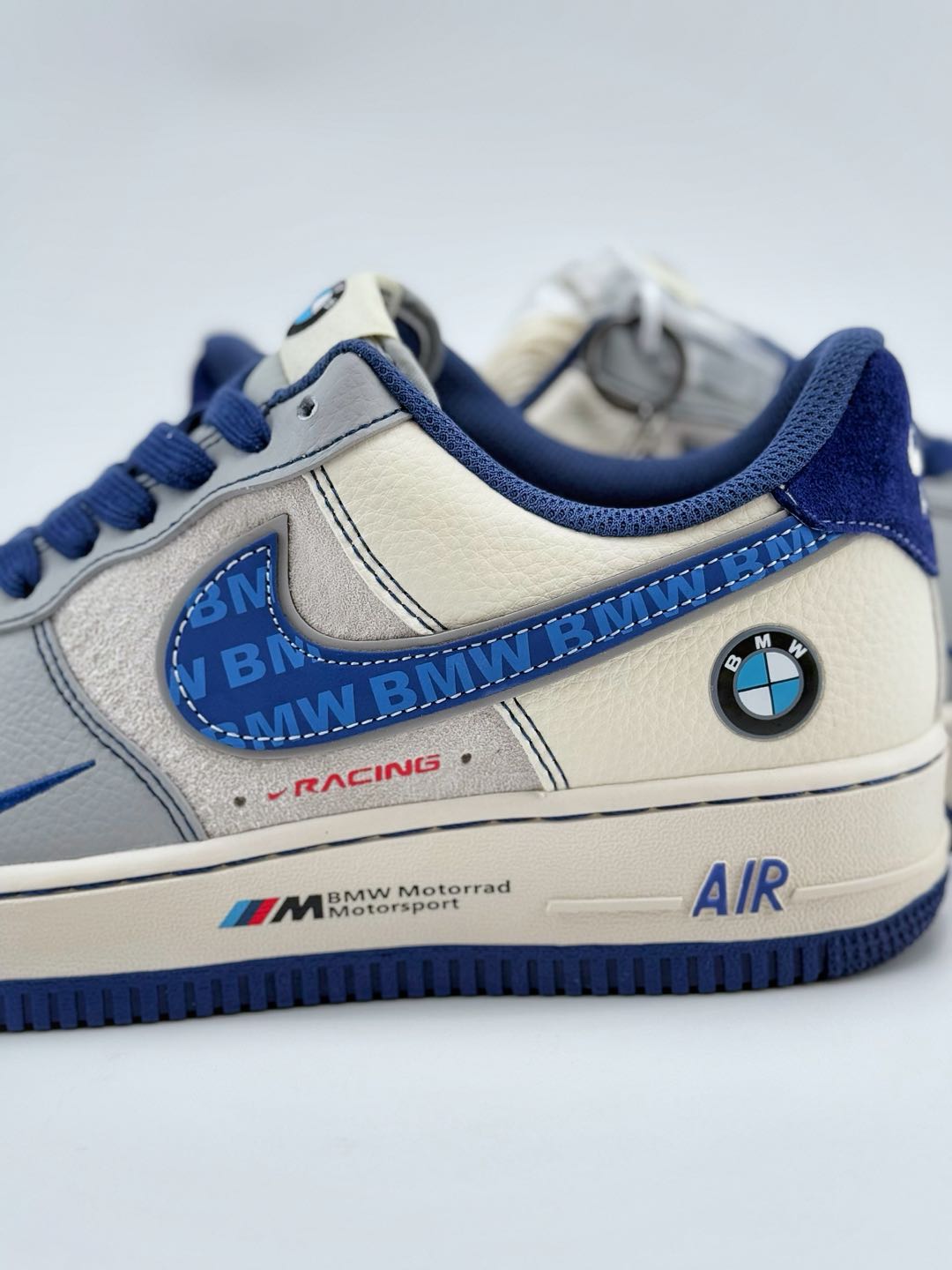 Nike Air Force 1 Low 07 x BMW 白灰蓝小钩  DM6688-017