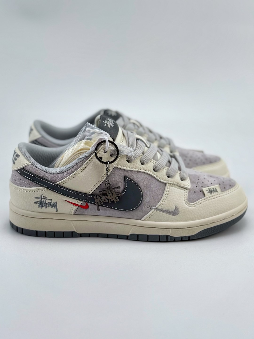 Nike SB Dunk Low x Stussy 白灰蓝小钩 DM6688-027