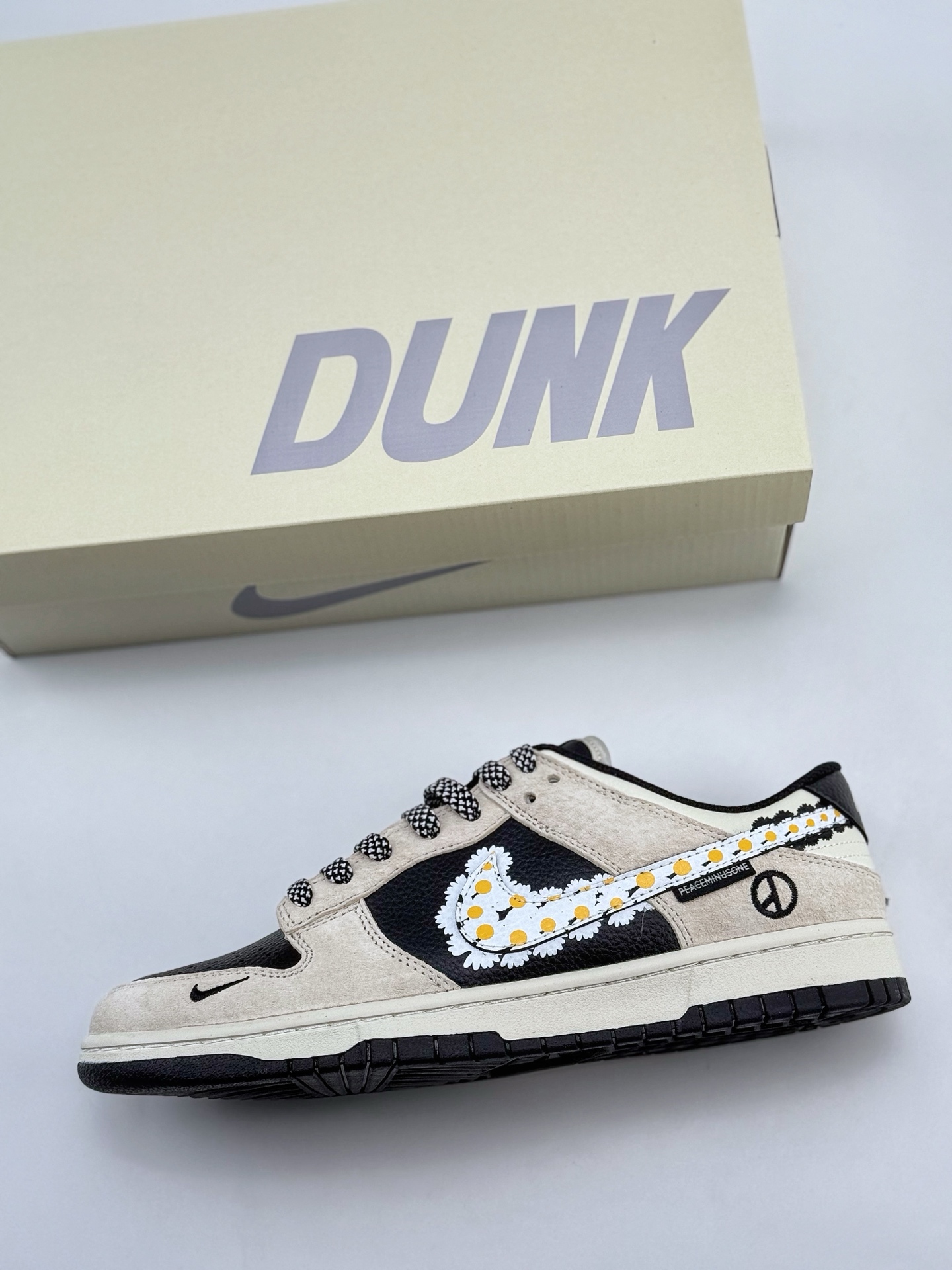 Nike SB Dunk Low x Peaceminusone 灰黑小钩满天星  DJ2024-073