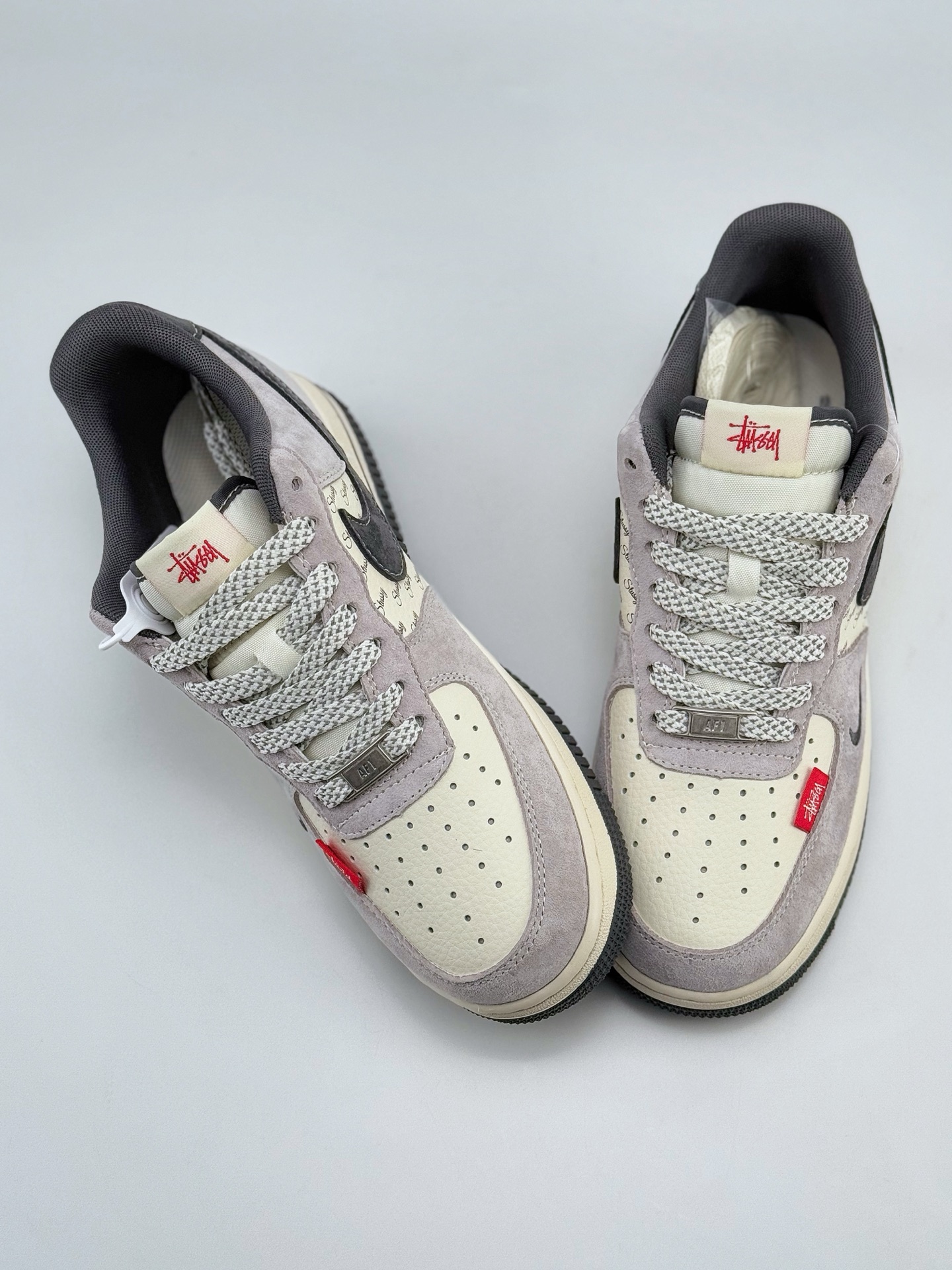Nike Air Force 1 Low 07 x Stussy 白灰小钩满天星  XS1958-501