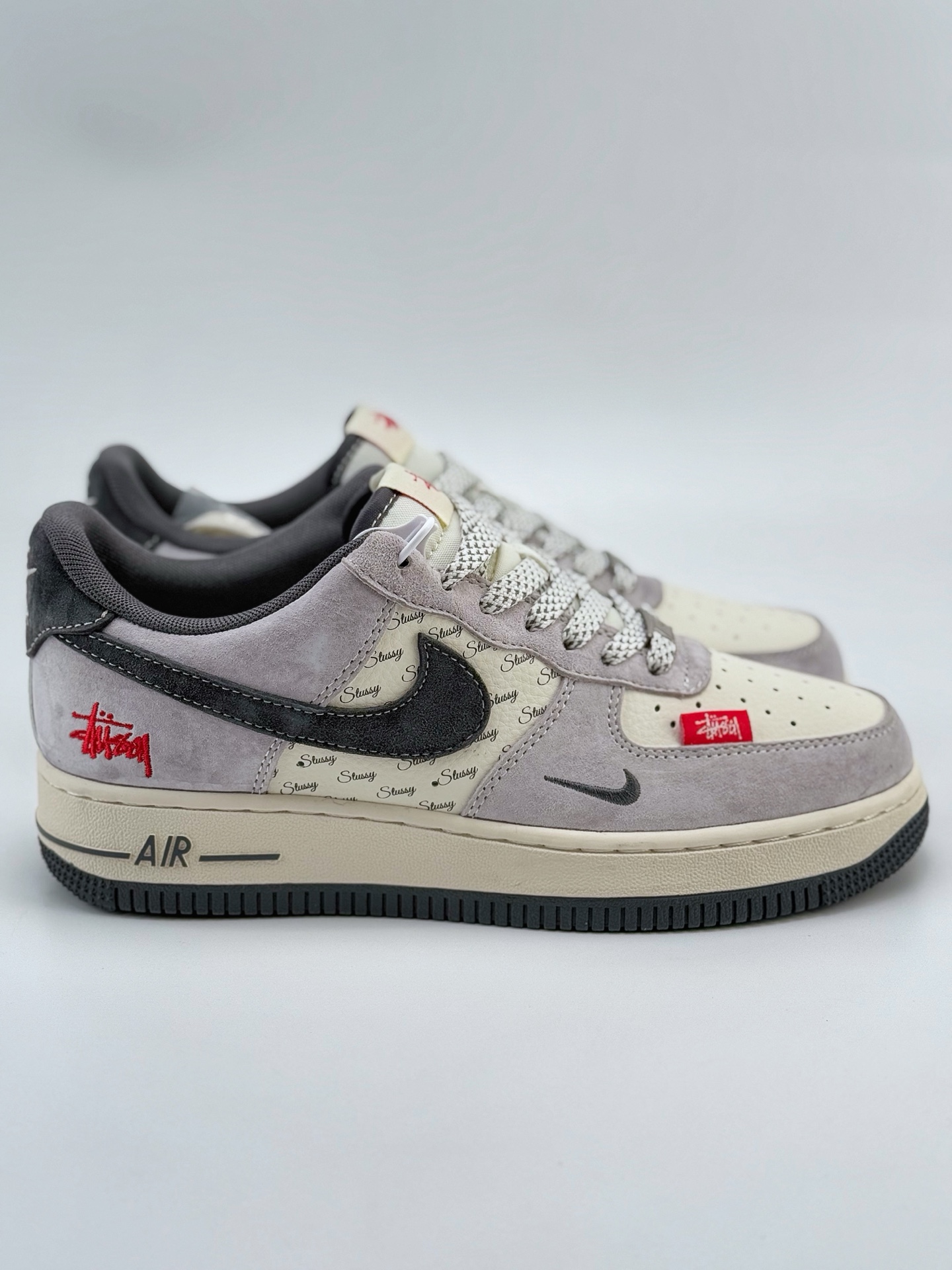 Nike Air Force 1 Low 07 x Stussy 白灰小钩满天星  XS1958-501