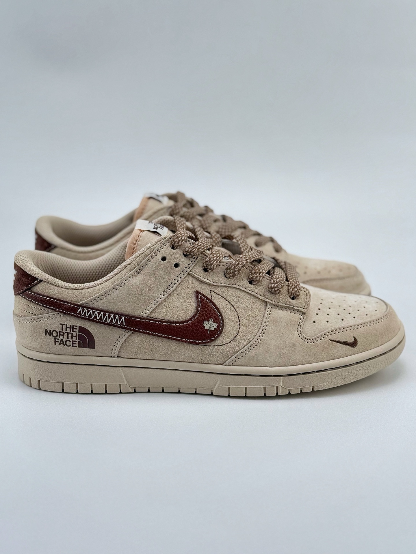 Nike SB Dunk Low x The North Face 浅棕咖小钩满天星  DJ2024-086