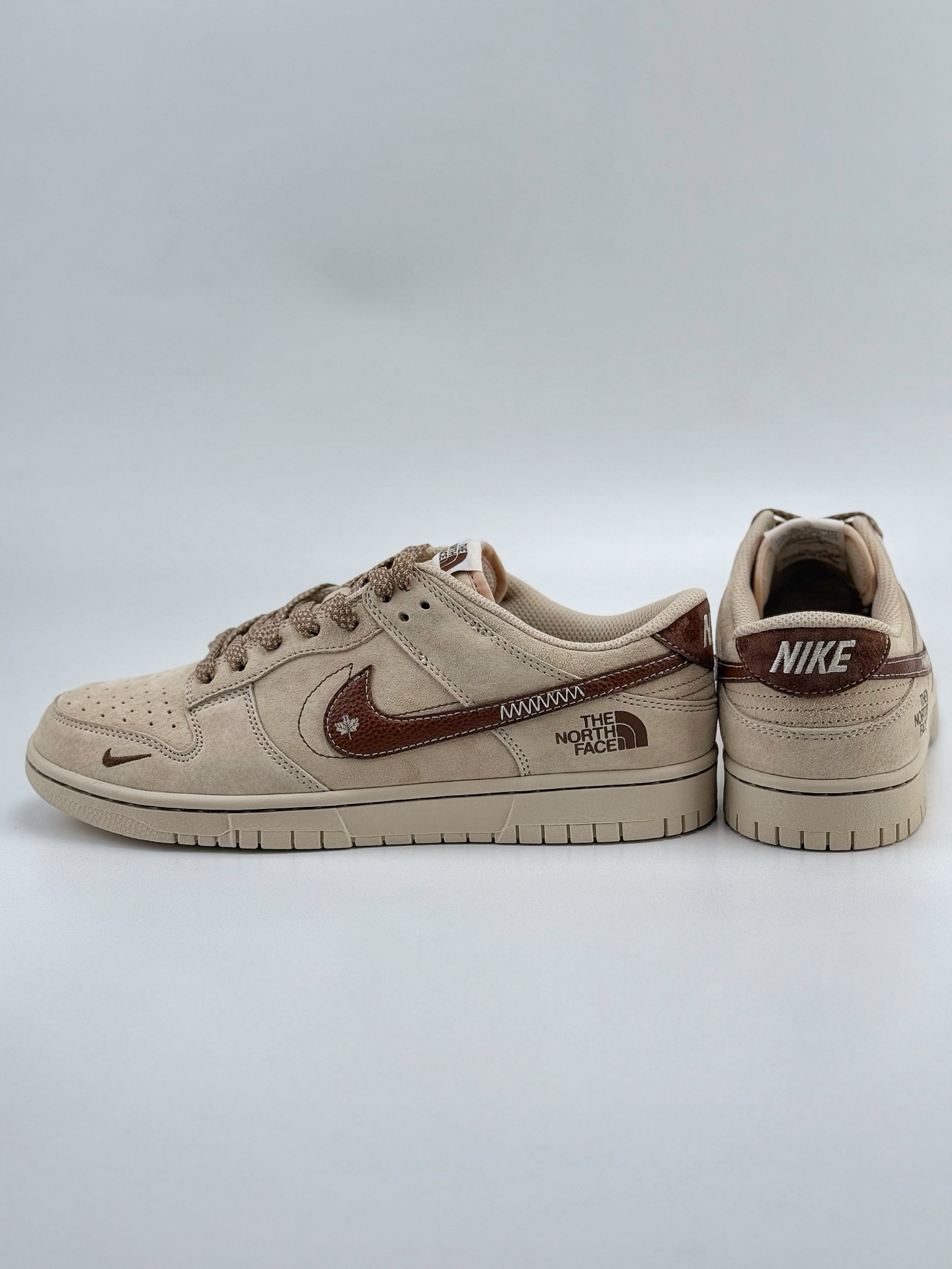 Nike SB Dunk Low x The North Face 浅棕咖小钩满天星  DJ2024-086