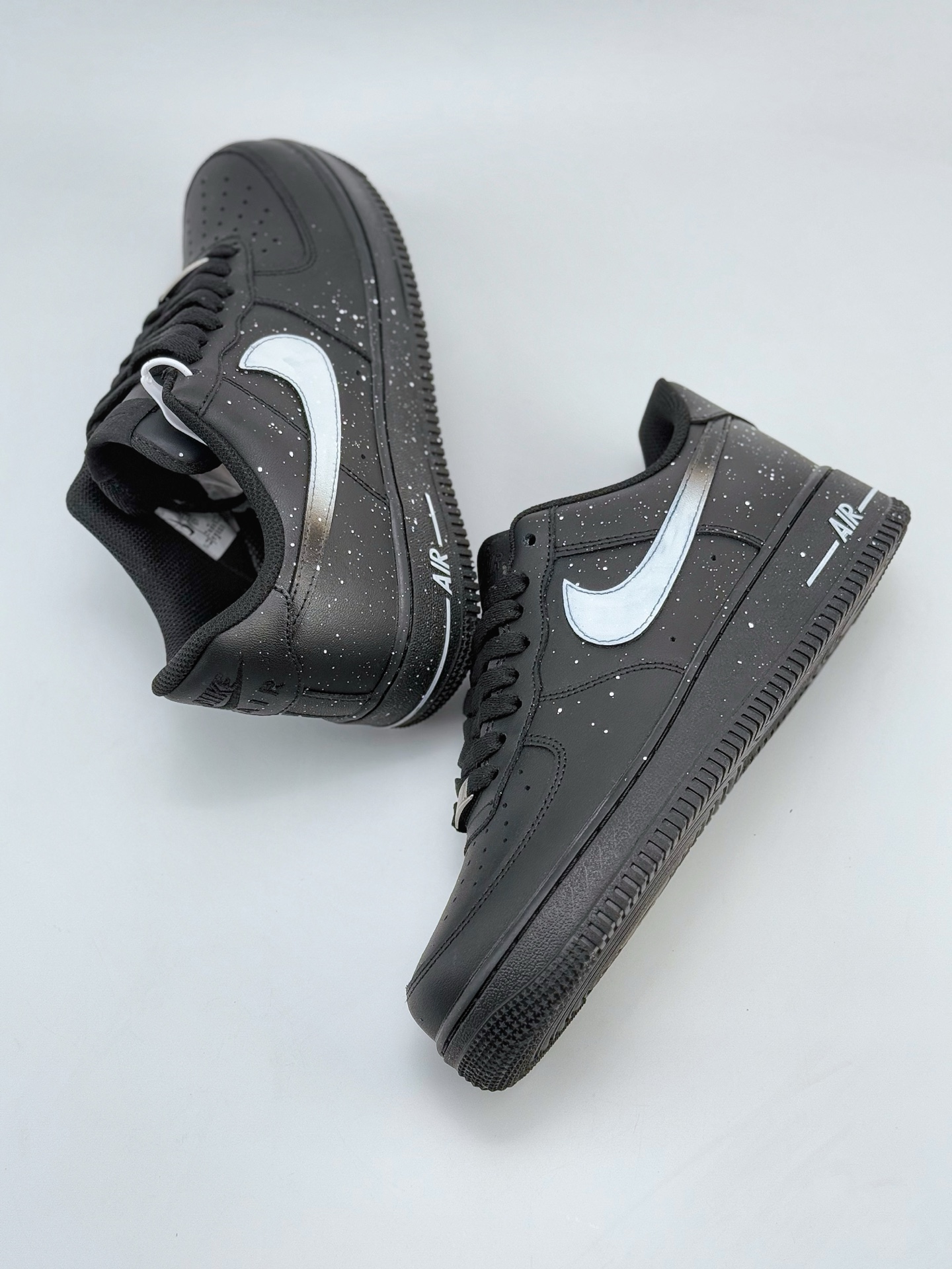 Nike Air Force 1 Low 07 泼墨 黑白  ZH0316-046