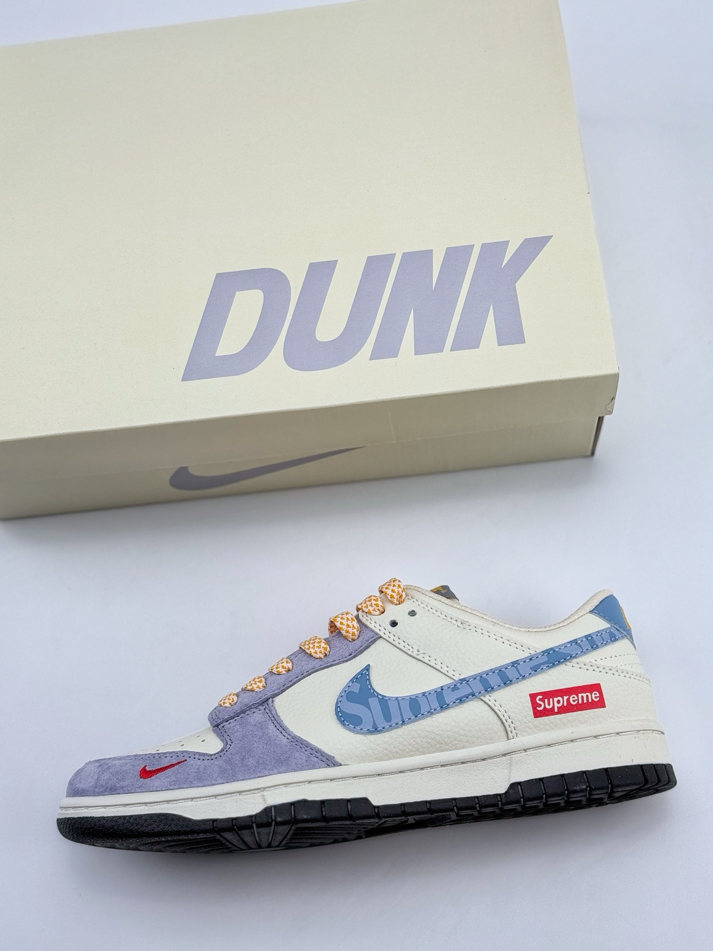 Nike SB Dunk Low x Supreme 白蓝紫小钩满天星  DJ2024-114