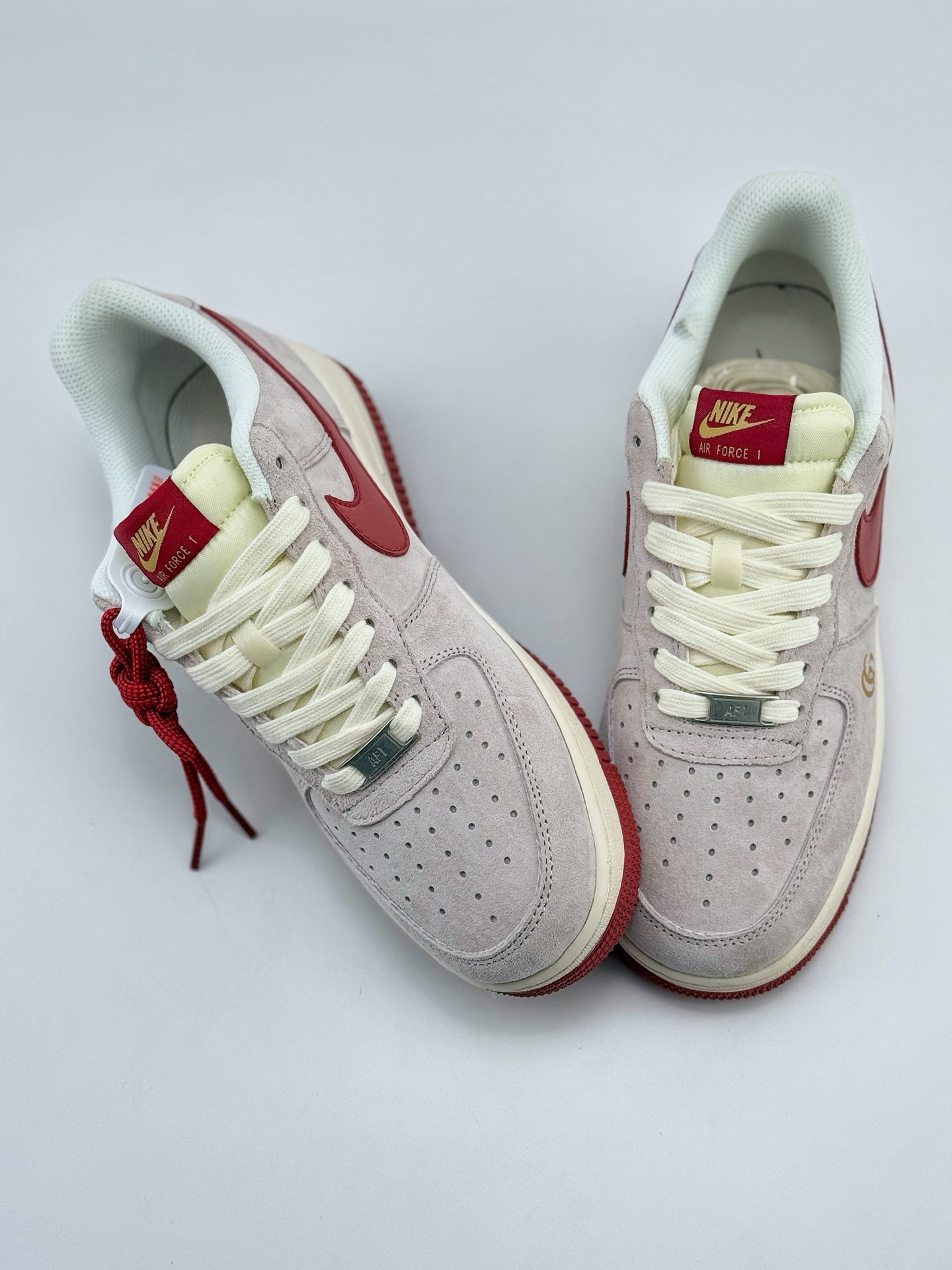 Nike Air Force 1 Low 07 x GUCCI 蛇年限定 灰红  XZ6188-020