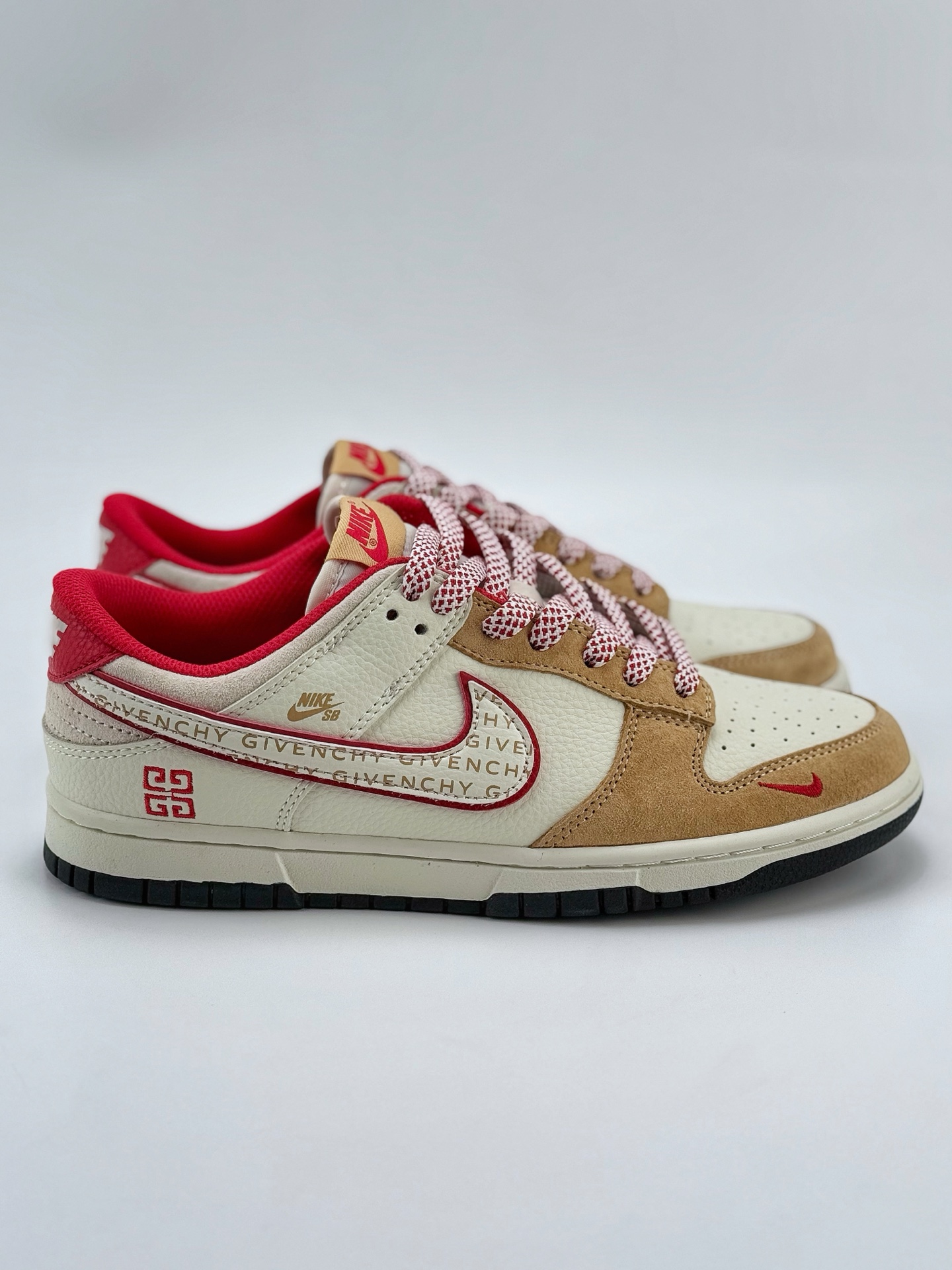 Nike SB Dunk Low x GIVENCHY 白棕红小钩满天星  DJ2024-119