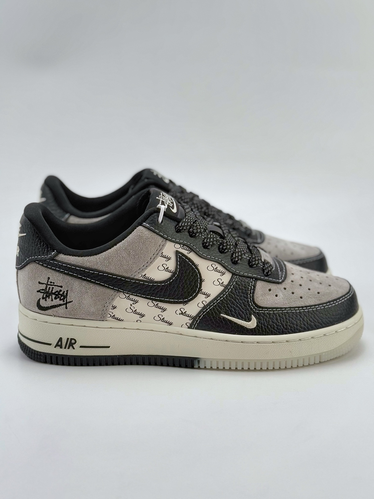 Nike Air Force 1 Low 07 x Stussy 黑灰小钩满天星  CH6336-518