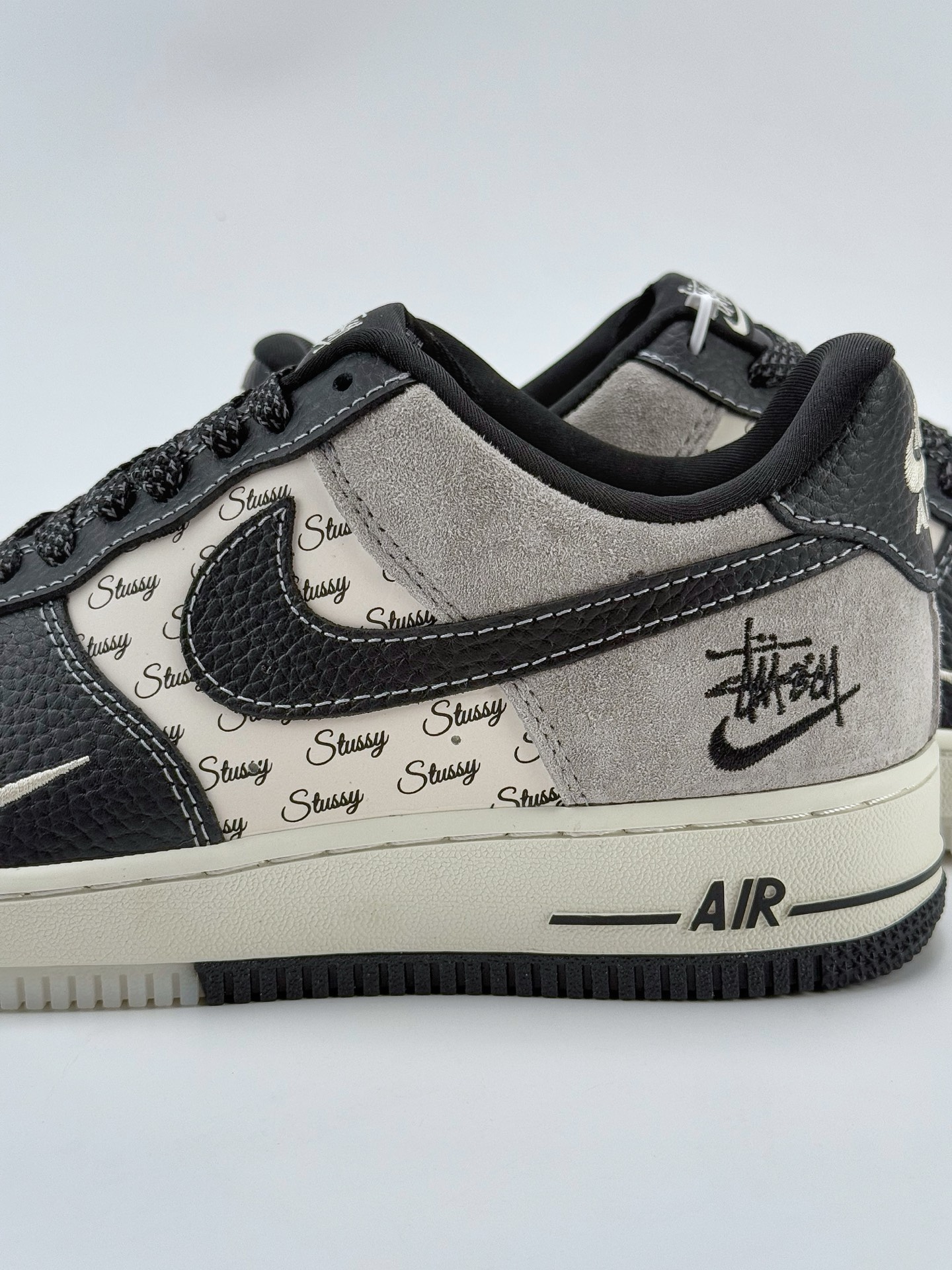 Nike Air Force 1 Low 07 x Stussy 黑灰小钩满天星  CH6336-518